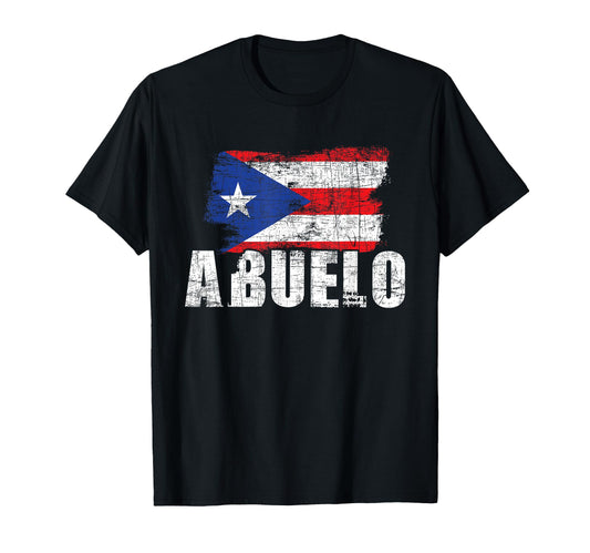 Abuelo Puerto Rico Flag Grandfather T-Shirt - Unique Graphic Men Women - T-Shirt, Sweatshirt, Hoodie
