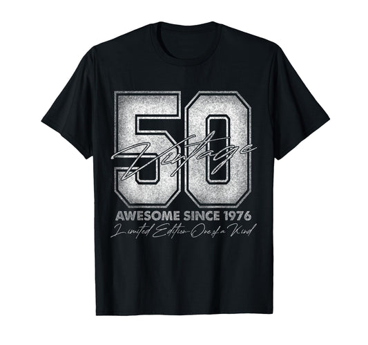 50 Year Old Gifts 1976 50Th Birthday T-Shirt - Novelty Apparel for Adults - T-Shirt, Sweatshirt, Hoodie