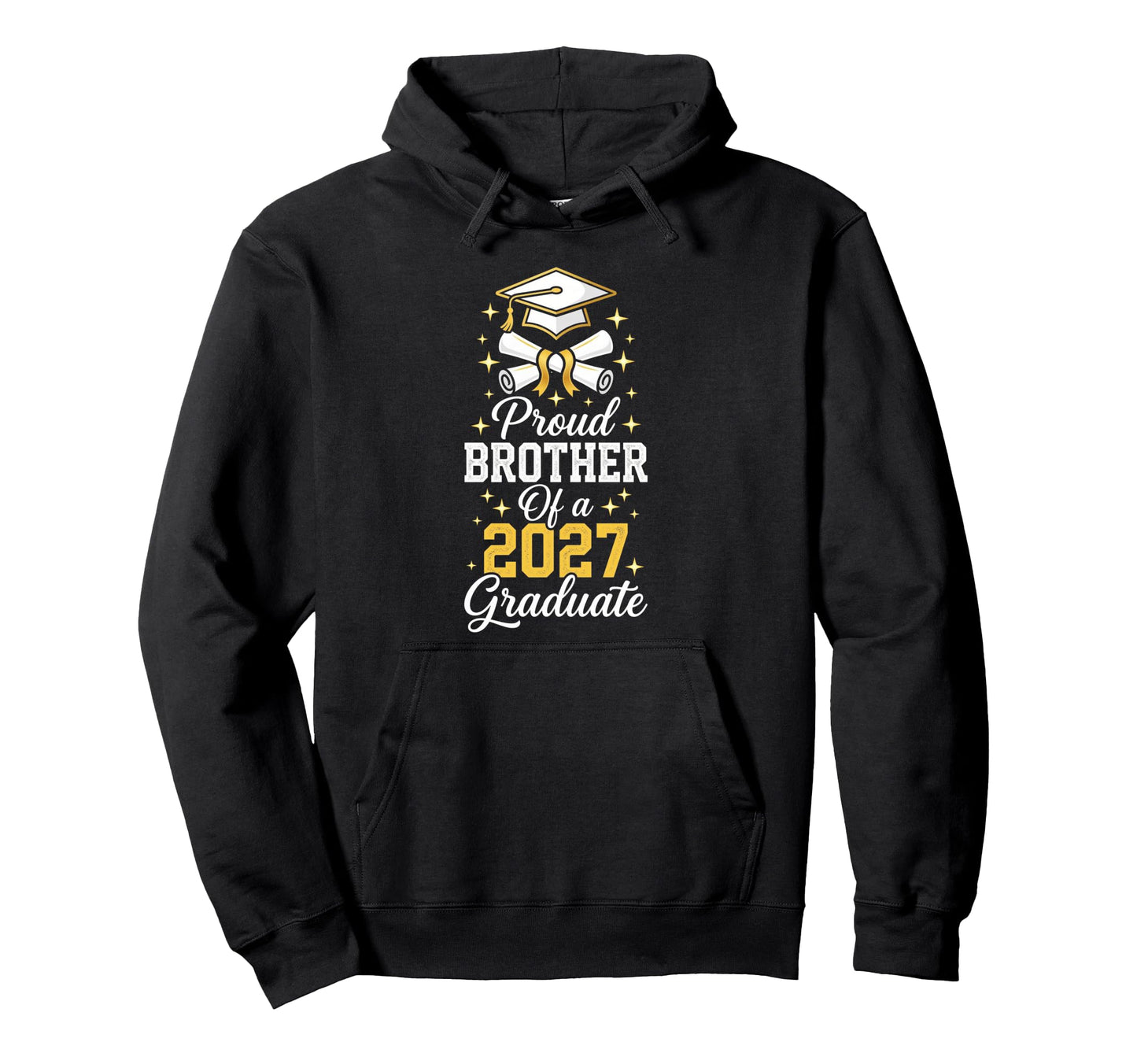 Senior Graduation School Proud Brother Hoodie - Aesthetic Graphic Unisex - T-Shirt, Sweatshirt, Hoodie
