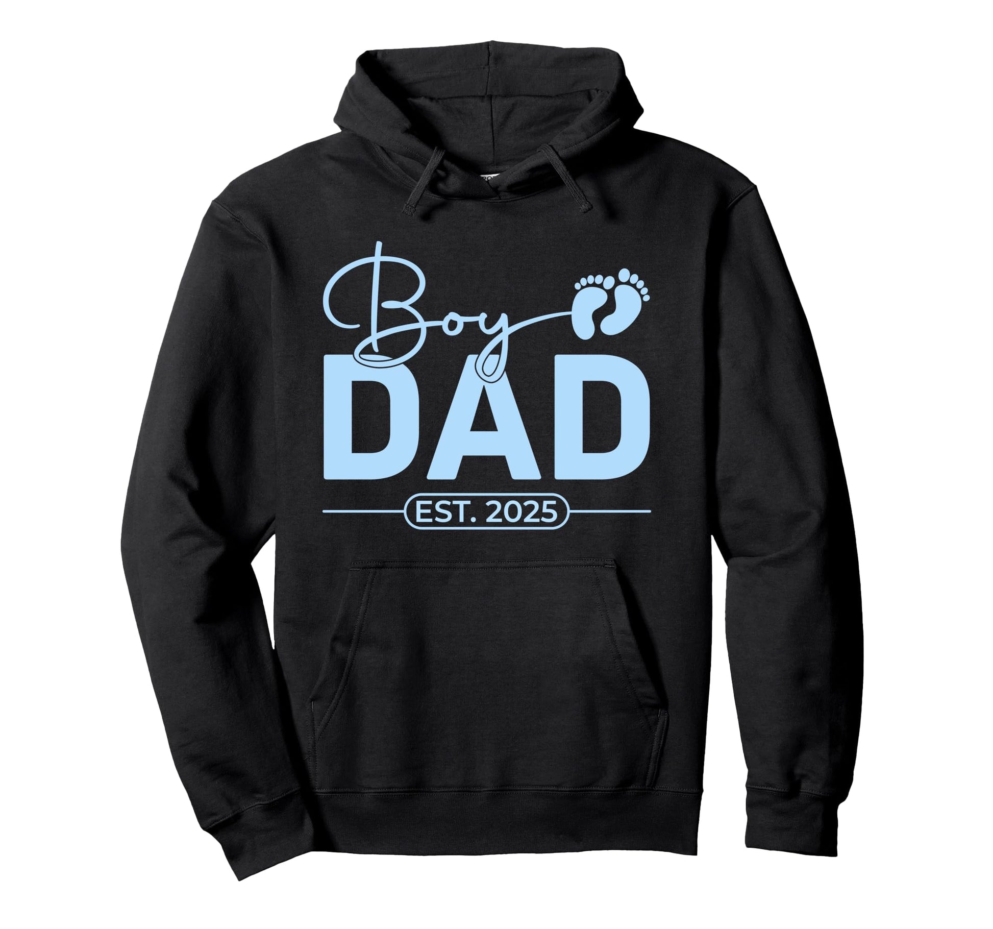 Dad Est 2025 Fathers Day Son Newborn Hoodie - Minimalist Print Men Women - T-Shirt, Sweatshirt, Hoodie