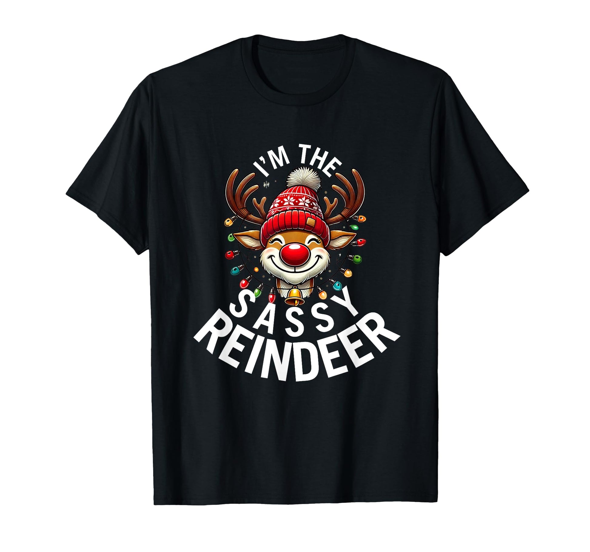 Sassy Reindeer Family Matching Group T-Shirt - Fun Novelty Design Unisex - T-Shirt, Sweatshirt, Hoodie