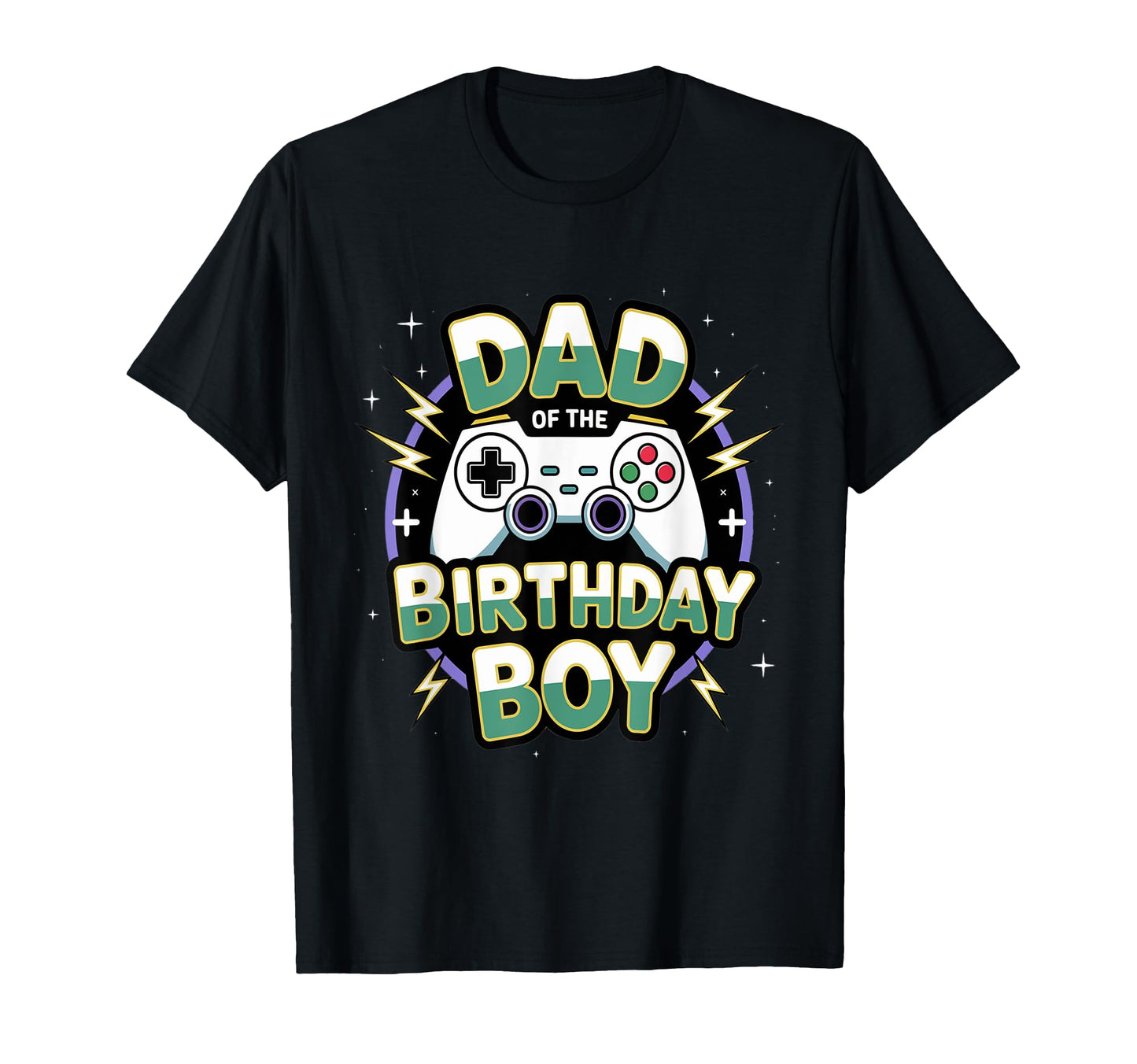 Dad Birthday Matching Video Gamer T-Shirt - Graphic Print for Adults - T-Shirt, Sweatshirt, Hoodie