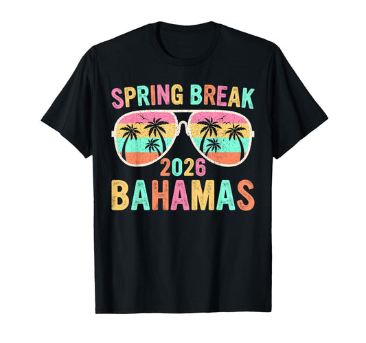 Bahamas Vacation 2026 Spring Break T-Shirt - Graphic Print for Adults - T-Shirt, Sweatshirt, Hoodie