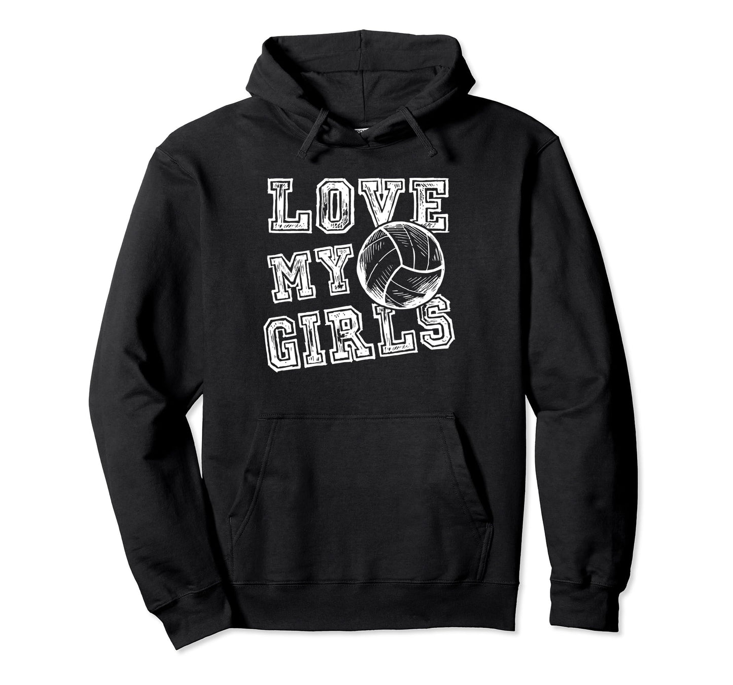 I Love My Volleyball Moms Dad Coaches Hoodie - Trendy Graphic Unisex - T-Shirt, Sweatshirt, Hoodie