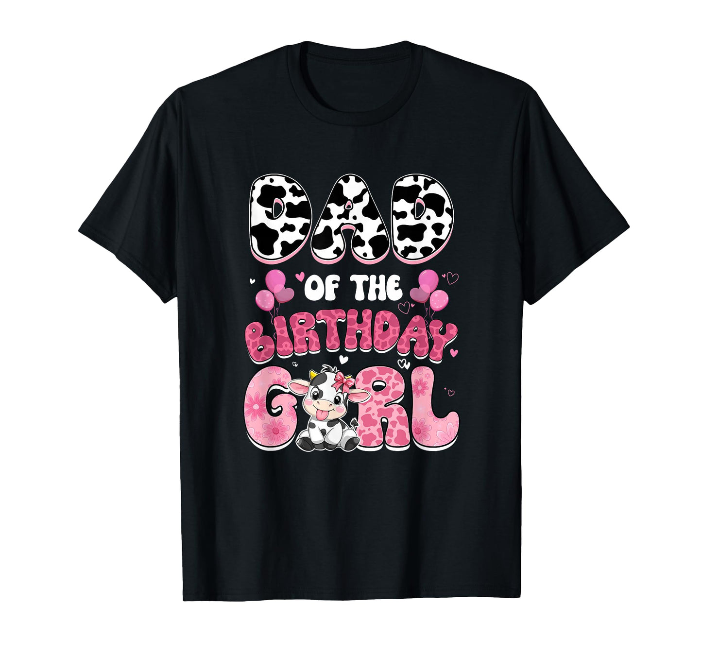 Dad Birthday Cow Farm Family 1St T-Shirt - Casual Everyday Wear Men Women - T-Shirt, Sweatshirt, Hoodie