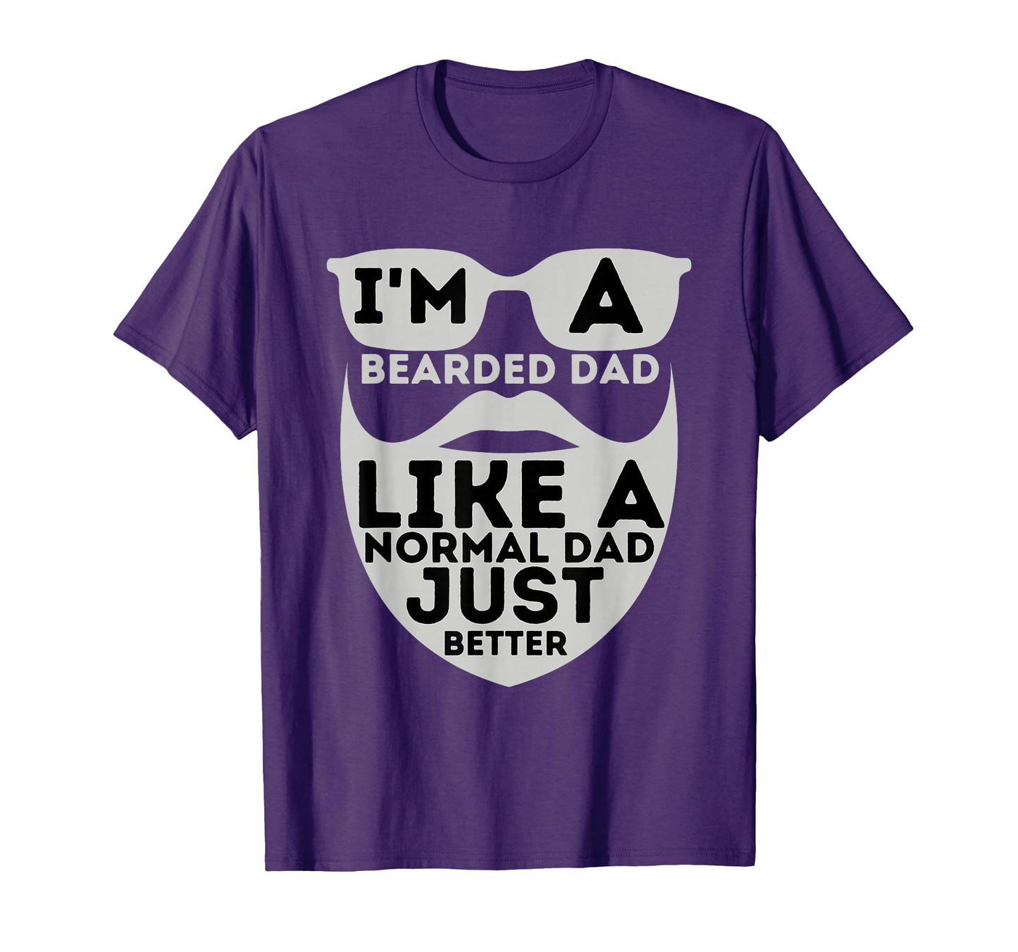 Bearded Dad Father Funny Beard Lover T-Shirt - Trendy Graphic for Adults - T-Shirt, Sweatshirt, Hoodie