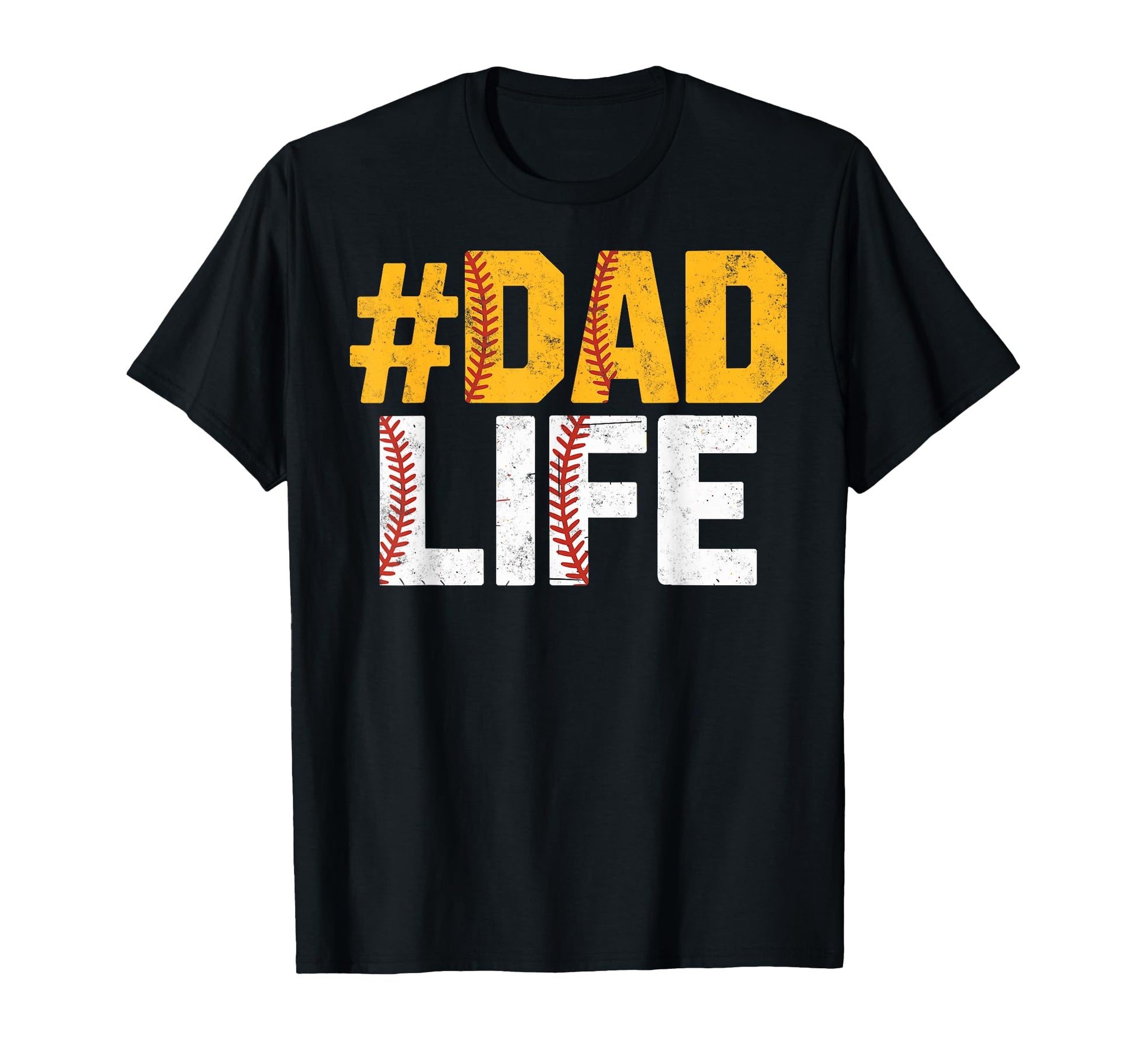 Softball Baseball Dad Life Father T-Shirt - Custom Art Print Men Women - T-Shirt, Sweatshirt, Hoodie