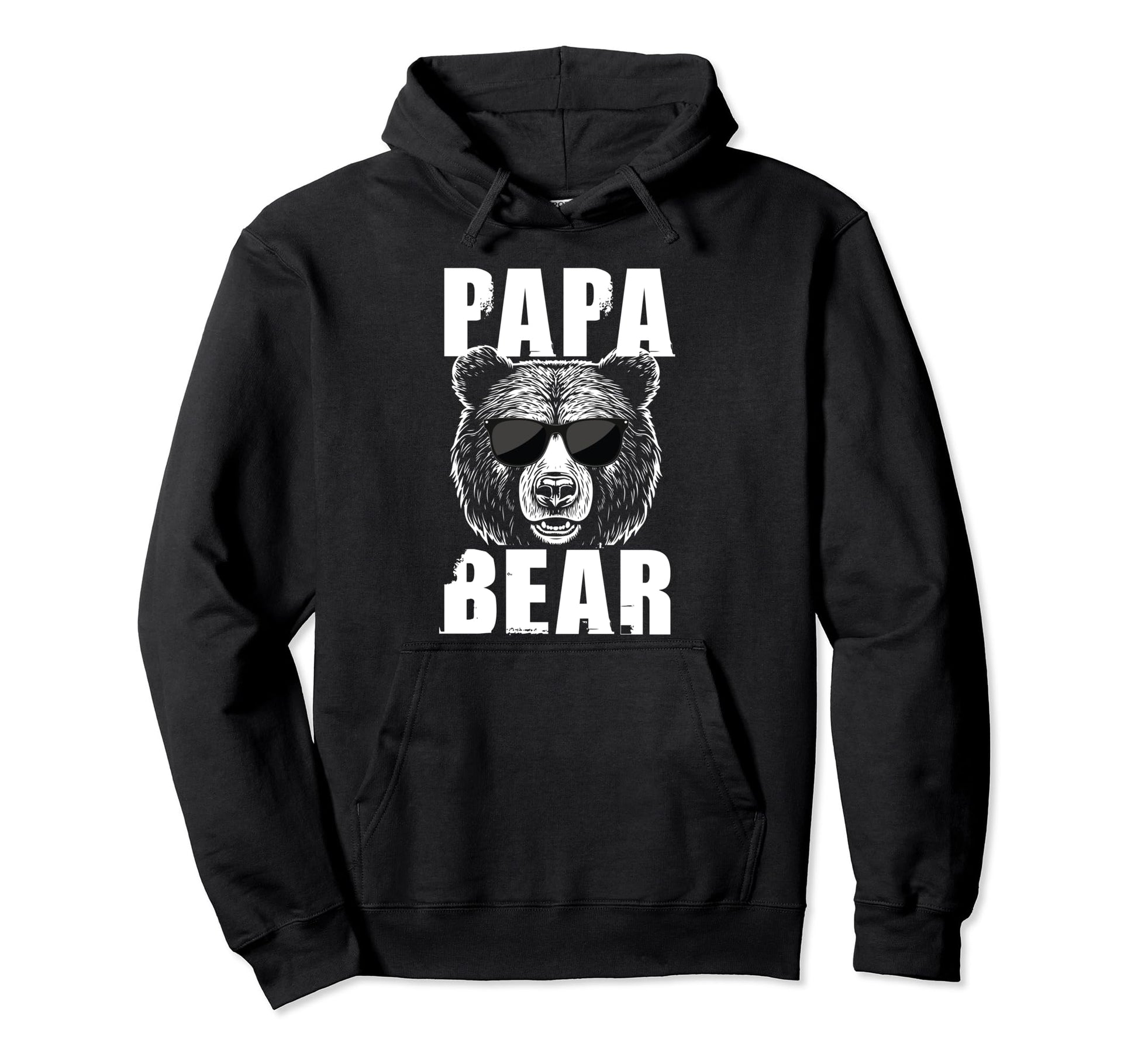 Mens Papa Bear Family Fathers Day Dad Hoodie - Graphic Print Unisex - T-Shirt, Sweatshirt, Hoodie