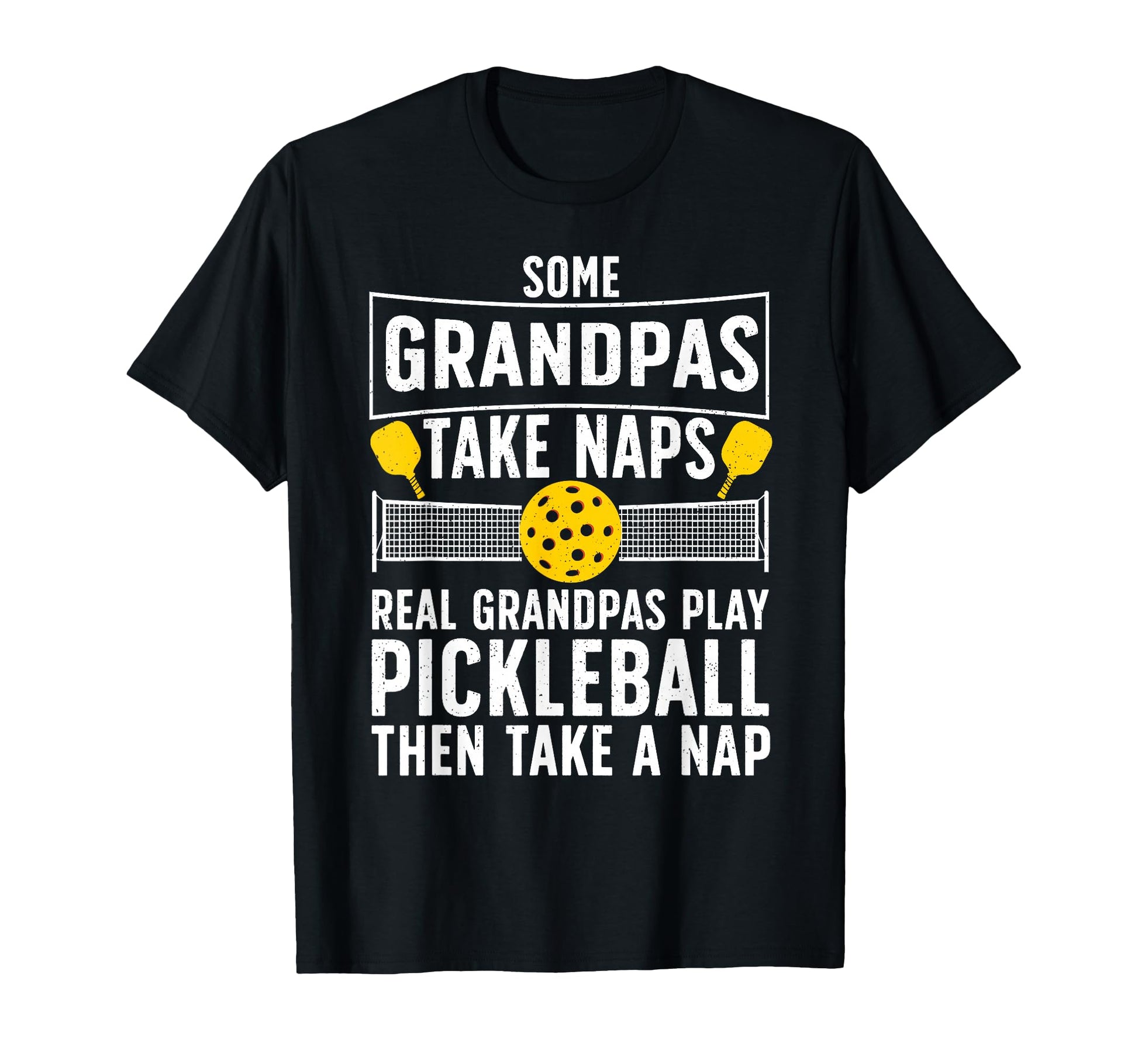 Pickleball Grandpa Paddle Sport Pickleball T-Shirt - Graphic Print Unisex - T-Shirt, Sweatshirt, Hoodie