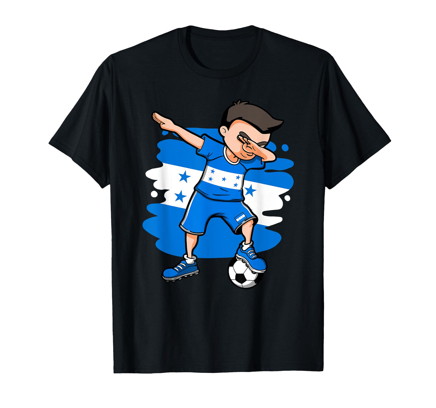 Dabbing Soccer Honduras Jersey T-Shirt - Casual Everyday Wear for Adults - T-Shirt, Sweatshirt, Hoodie