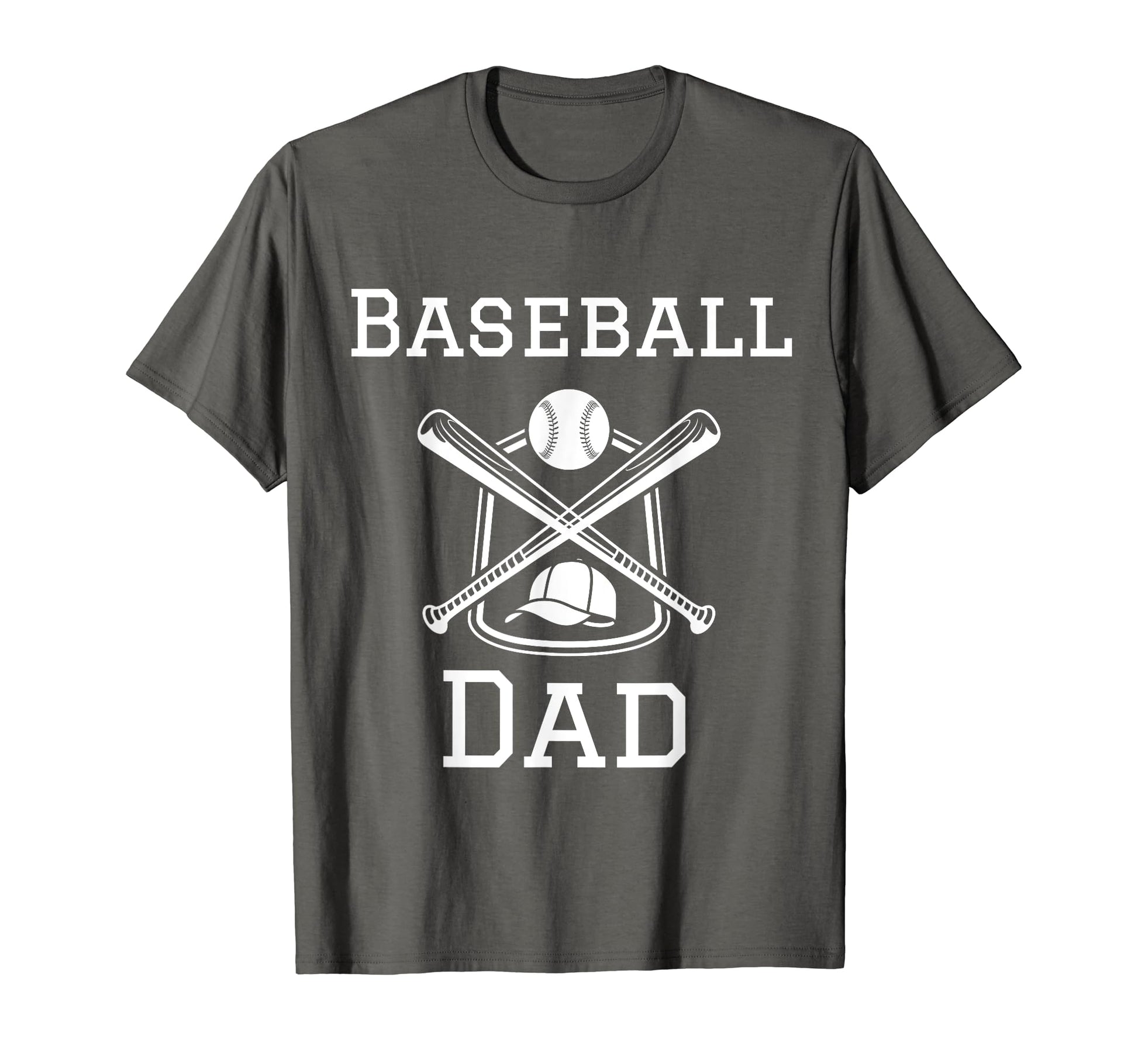 Mens Baseball Dad Tees T-Shirt - Custom Art Print for Adults - T-Shirt, Sweatshirt, Hoodie