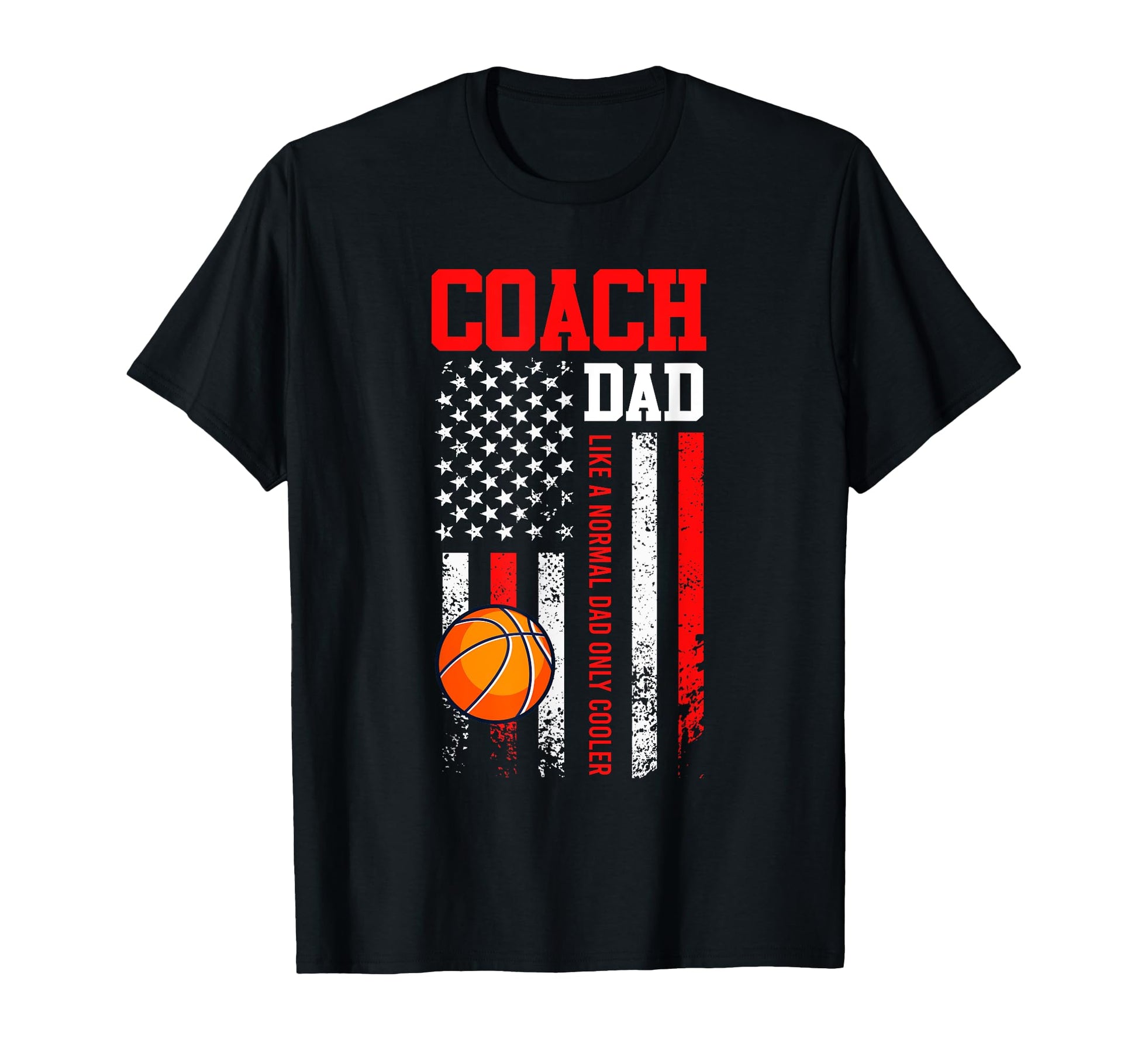 Basketball Coach Dad Basketball Usa T-Shirt - Unique Graphic Men Women - T-Shirt, Sweatshirt, Hoodie