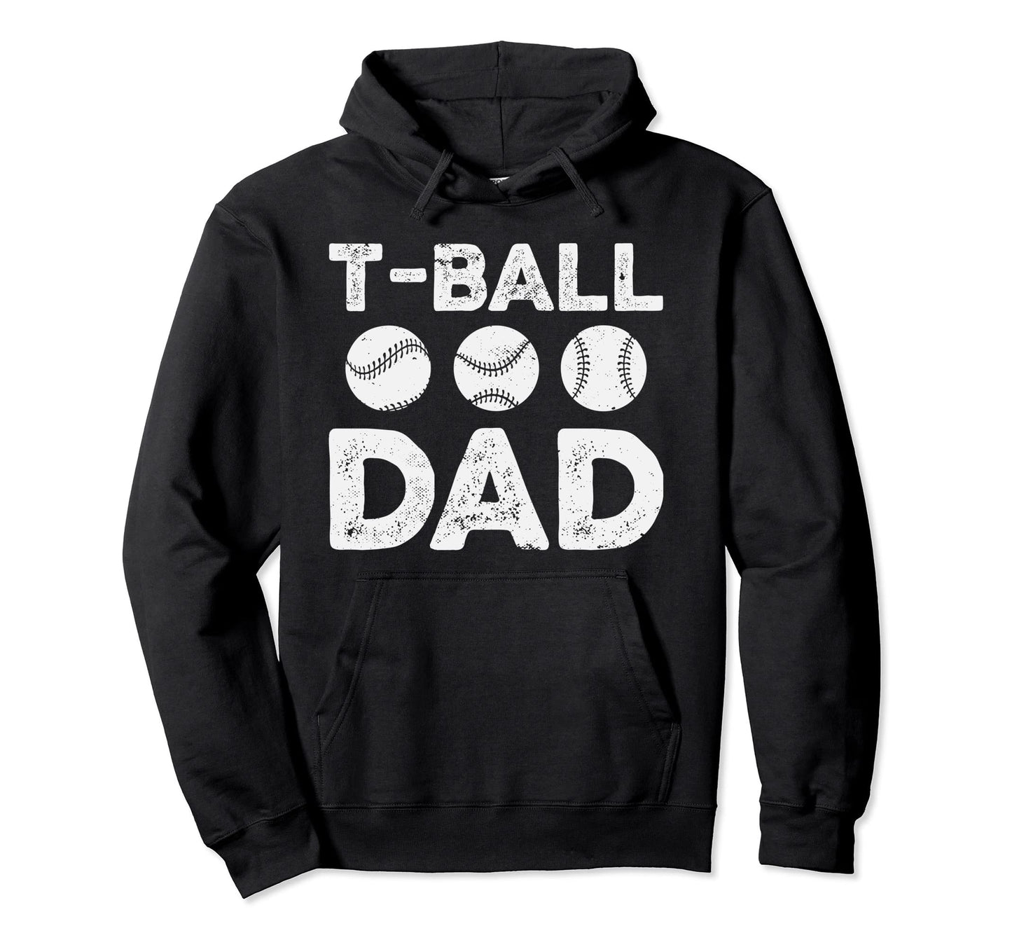 T Ball Dad Teeball Dad Fathers Day Hoodie - Custom Art Print Unisex - T-Shirt, Sweatshirt, Hoodie