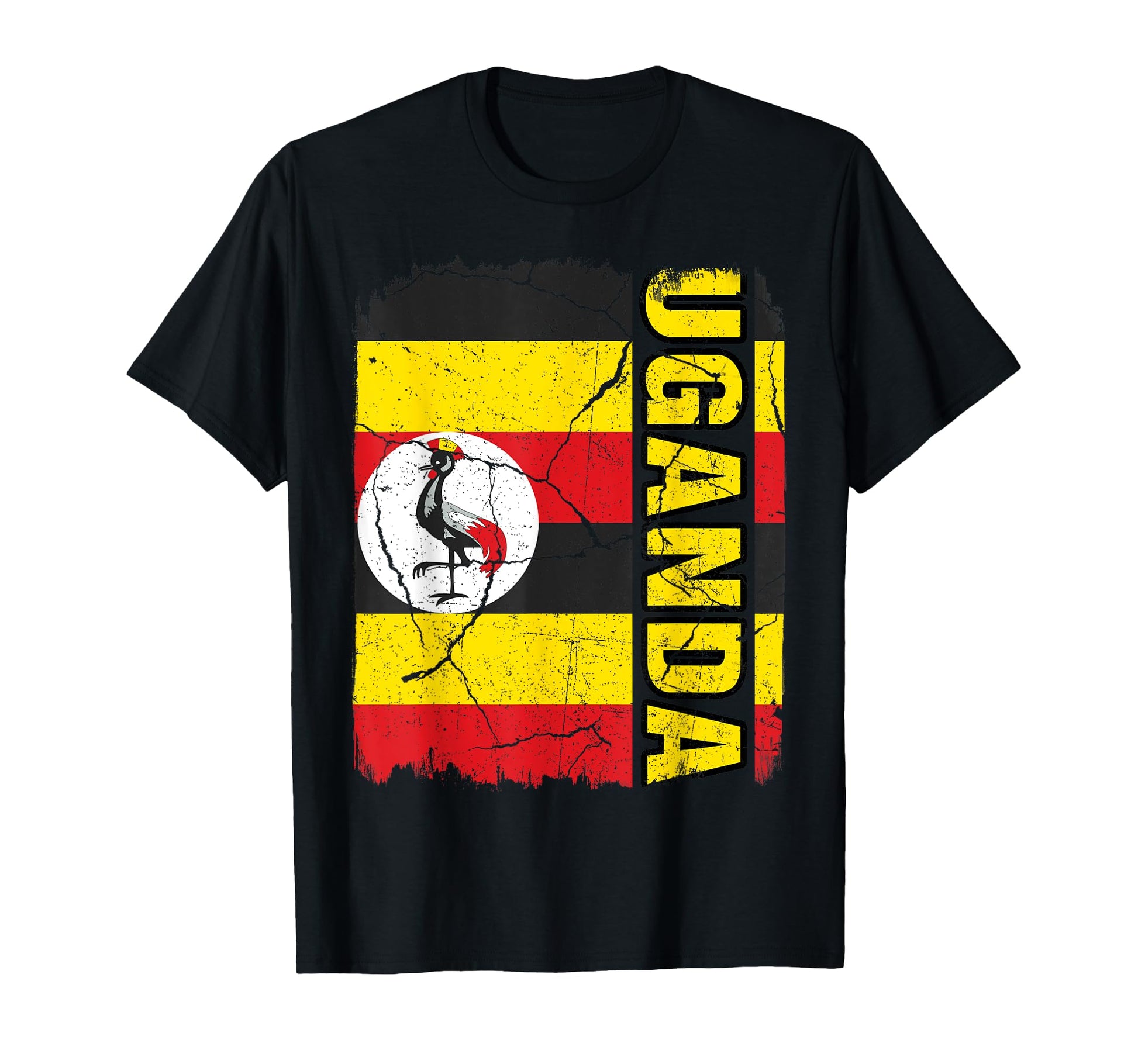 Ugandan Flag Uganda Pride Roots Heritage T-Shirt - Trendy Graphic Unisex - T-Shirt, Sweatshirt, Hoodie