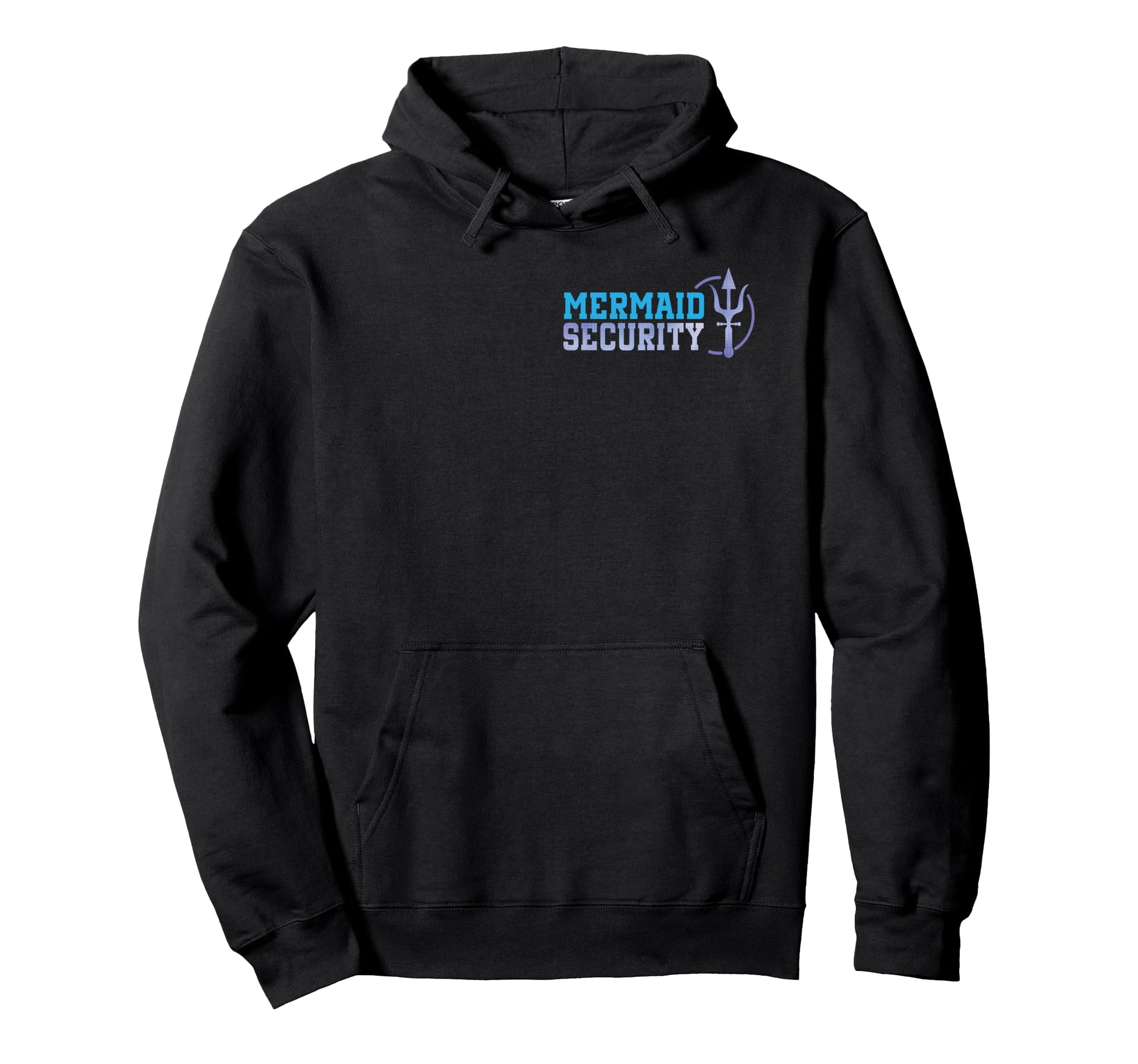 Mermaid Security Halloween Costume Dad Hoodie - Casual Everyday Wear Unisex - T-Shirt, Sweatshirt, Hoodie