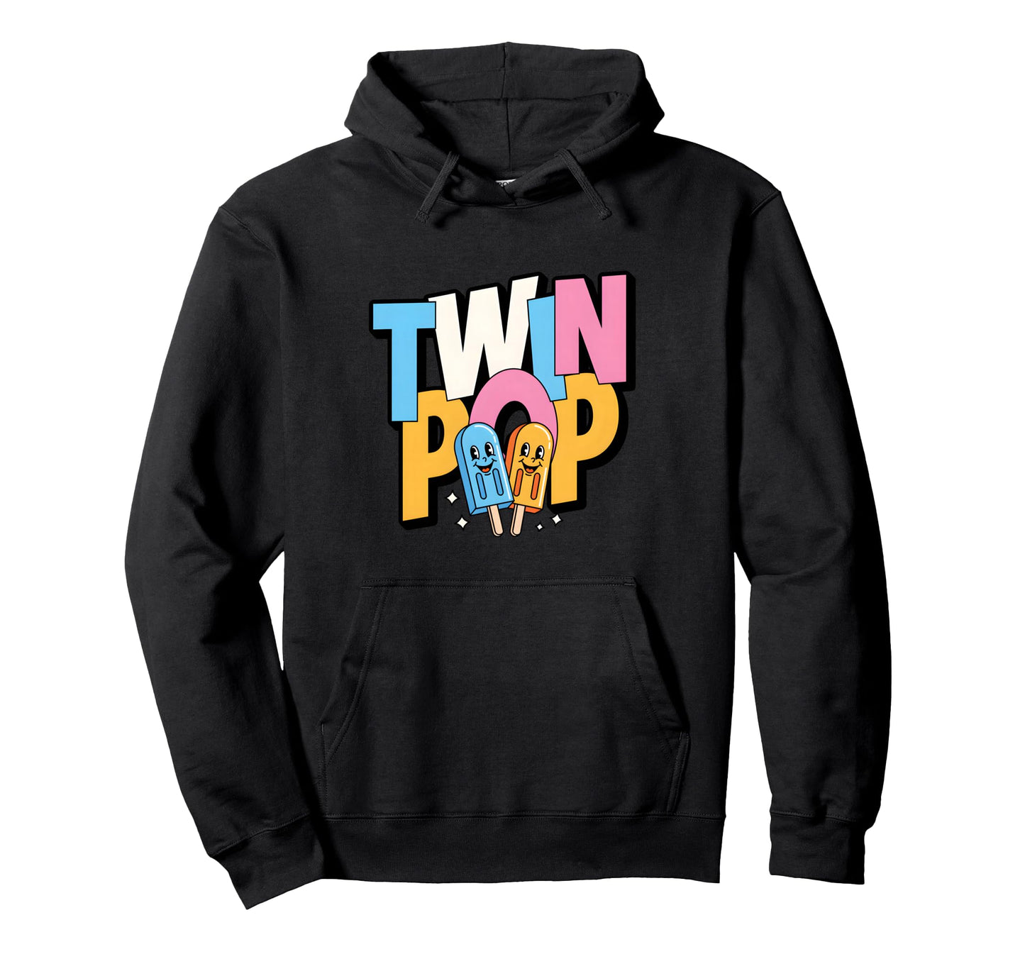 Twin Pop Twin Dad Father Twins Hoodie - Streetwear Style Unisex - T-Shirt, Sweatshirt, Hoodie