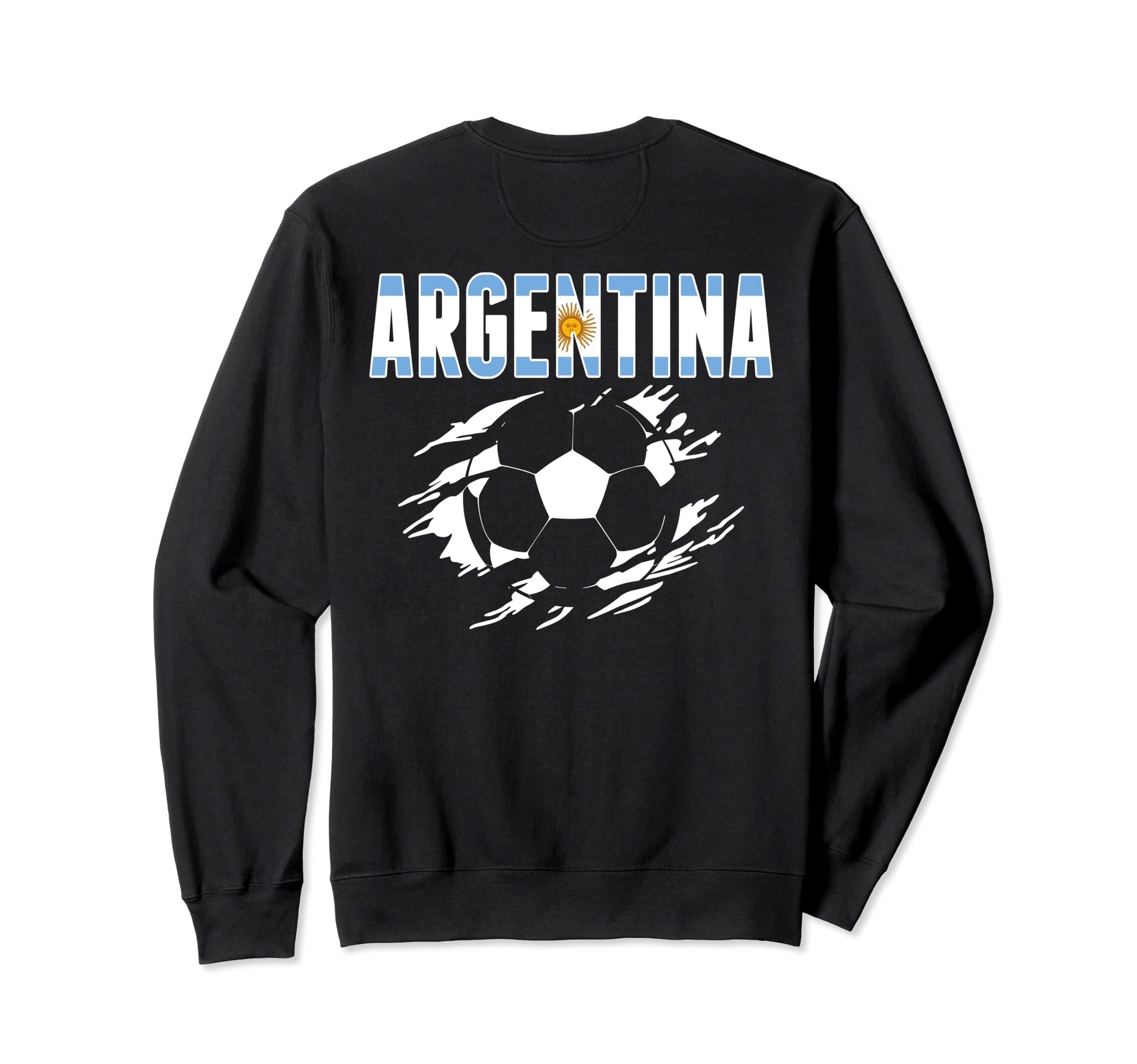 Argentina Soccer Fans Jersey Sweatshirt - Minimalist Print for Adults - T-Shirt, Sweatshirt, Hoodie
