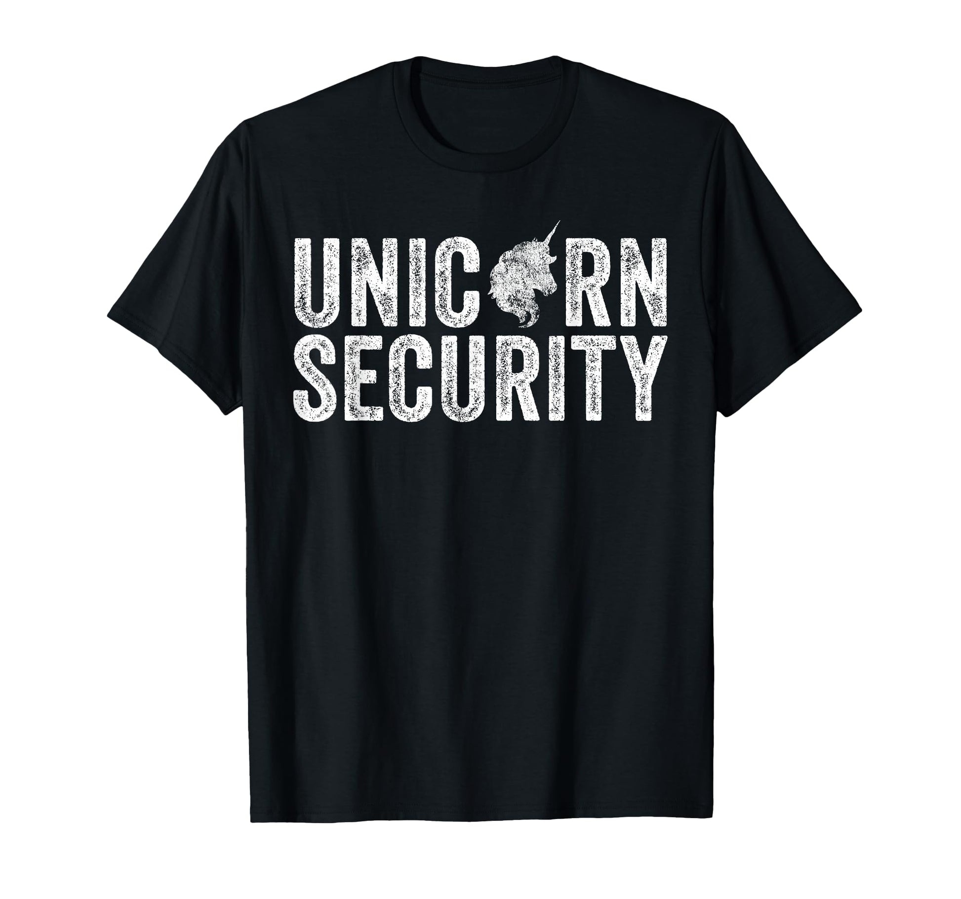 Unicorn Security Halloween Costume T-Shirt - Minimalist Print for Adults - T-Shirt, Sweatshirt, Hoodie