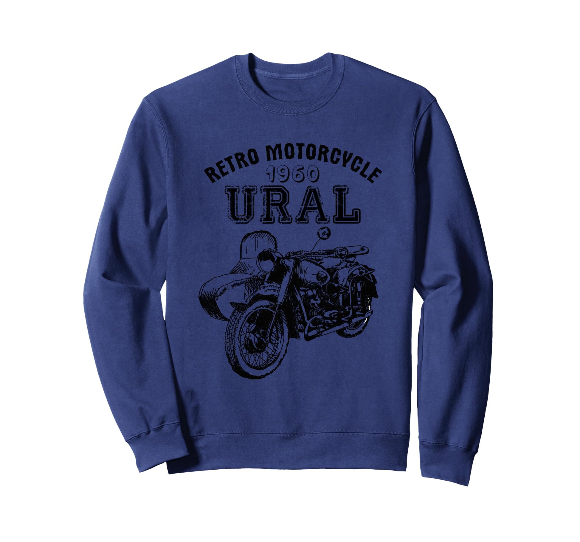 Motorcycle Ural Sidecar Motorbike Sweatshirt - Casual Everyday Wear Unisex - T-Shirt, Sweatshirt, Hoodie