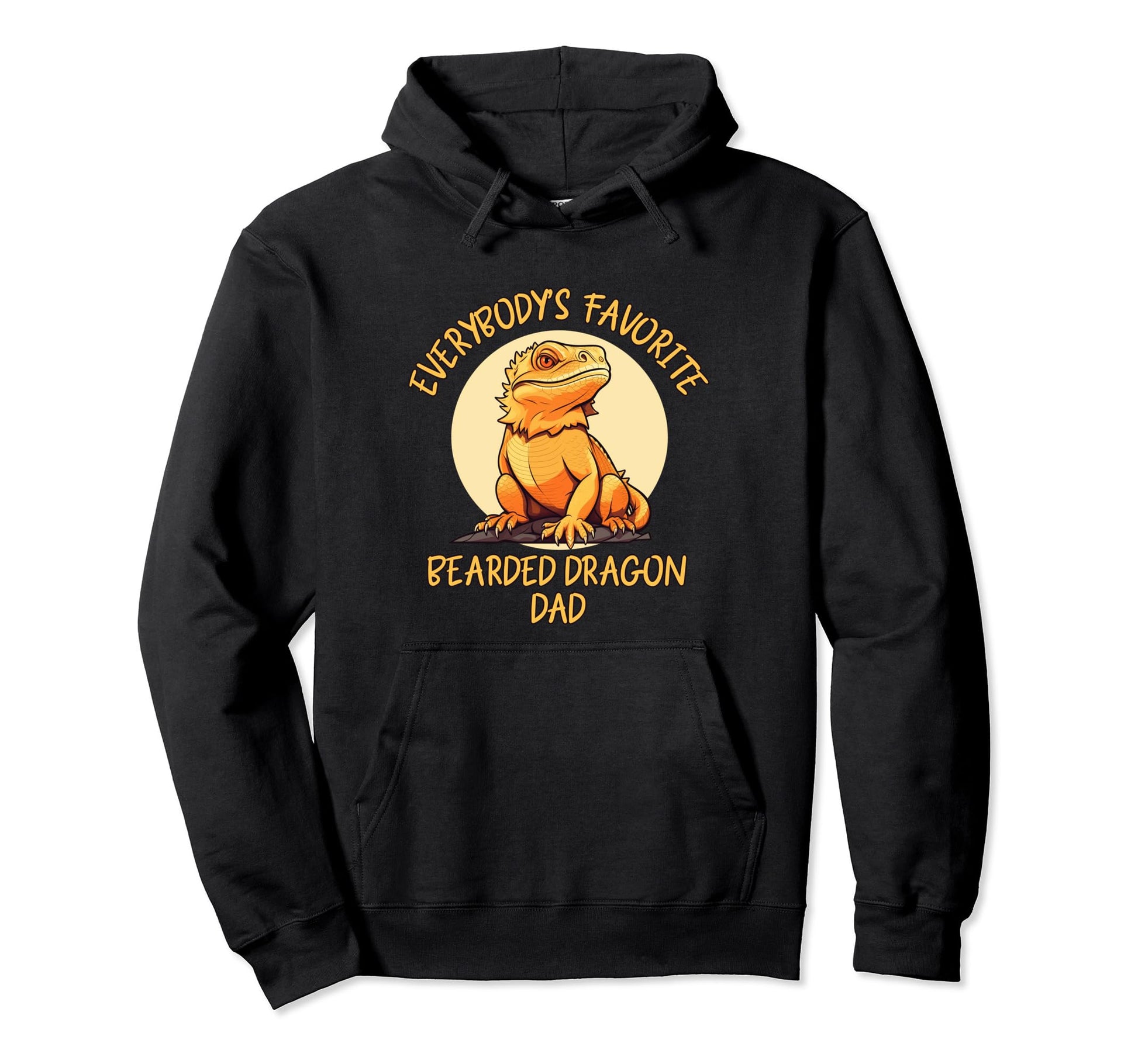Everybodys Favorite Bearded Dragon Dad Hoodie - Fun Novelty Design Unisex - T-Shirt, Sweatshirt, Hoodie