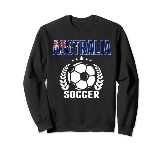 Australia Soccer Fans Jersey Sweatshirt - Trendy Graphic Men Women - T-Shirt, Sweatshirt, Hoodie