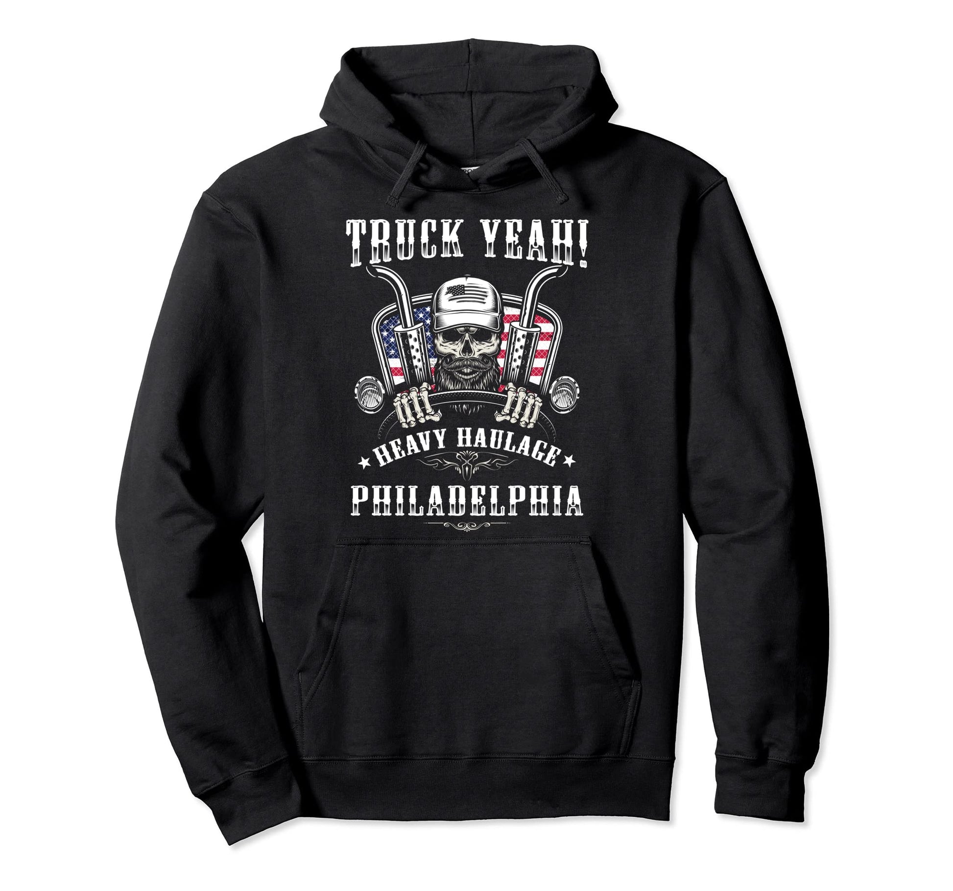 Truck Driver Gift Dad Husband Father Hoodie - Unique Graphic Men Women - T-Shirt, Sweatshirt, Hoodie