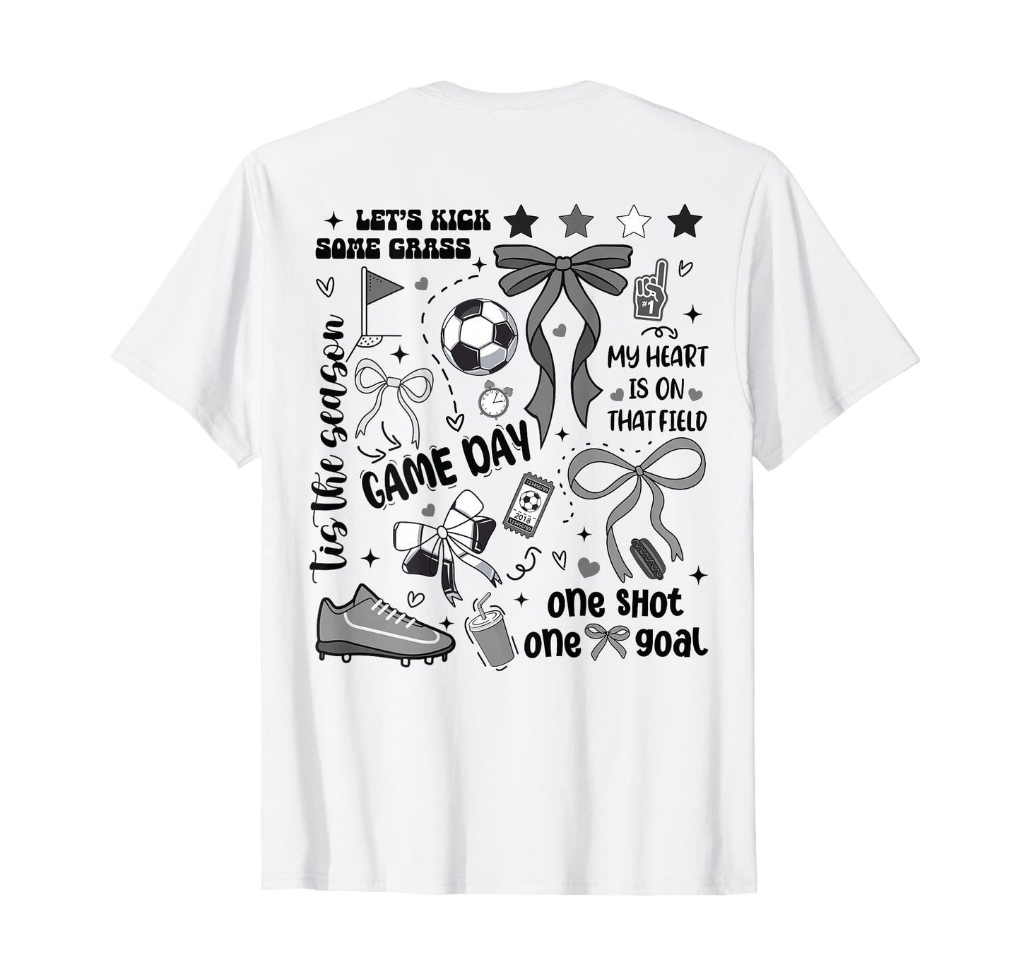 Soccer Streetwear Preppy Soccer Game Day T-Shirt - Streetwear Style Unisex - T-Shirt, Sweatshirt, Hoodie