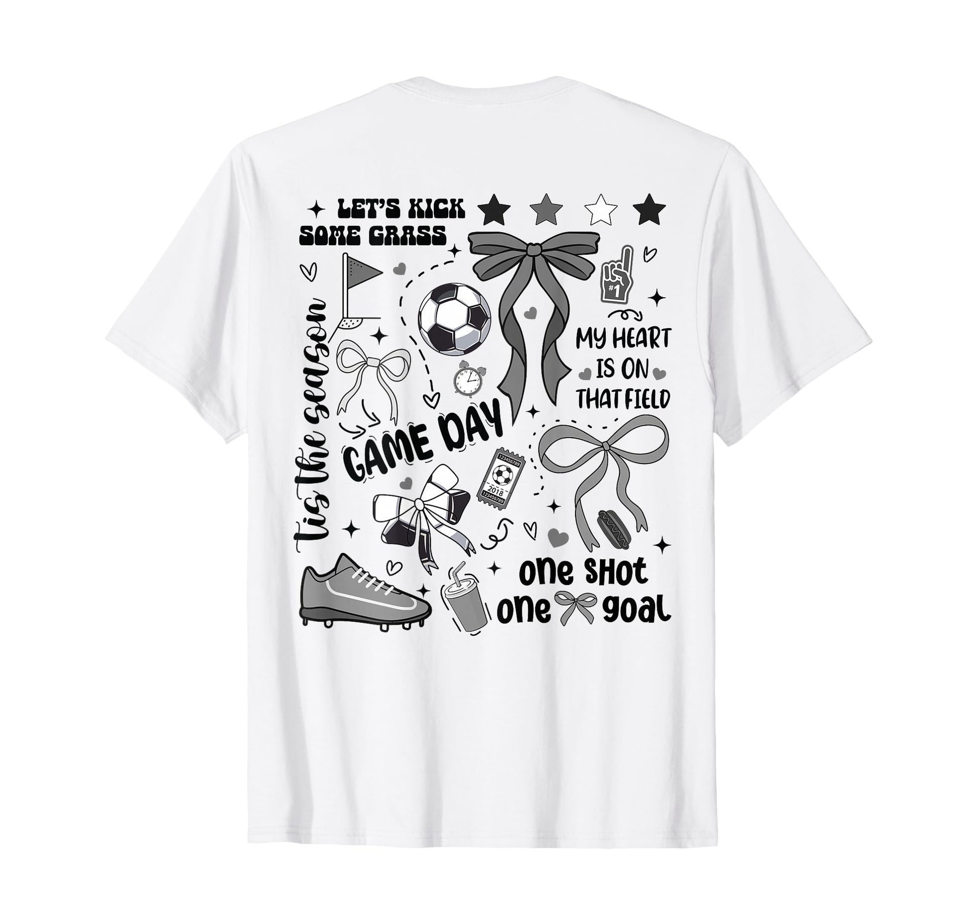 Soccer Streetwear Preppy Soccer Game Day T-Shirt - Streetwear Style Unisex - T-Shirt, Sweatshirt, Hoodie