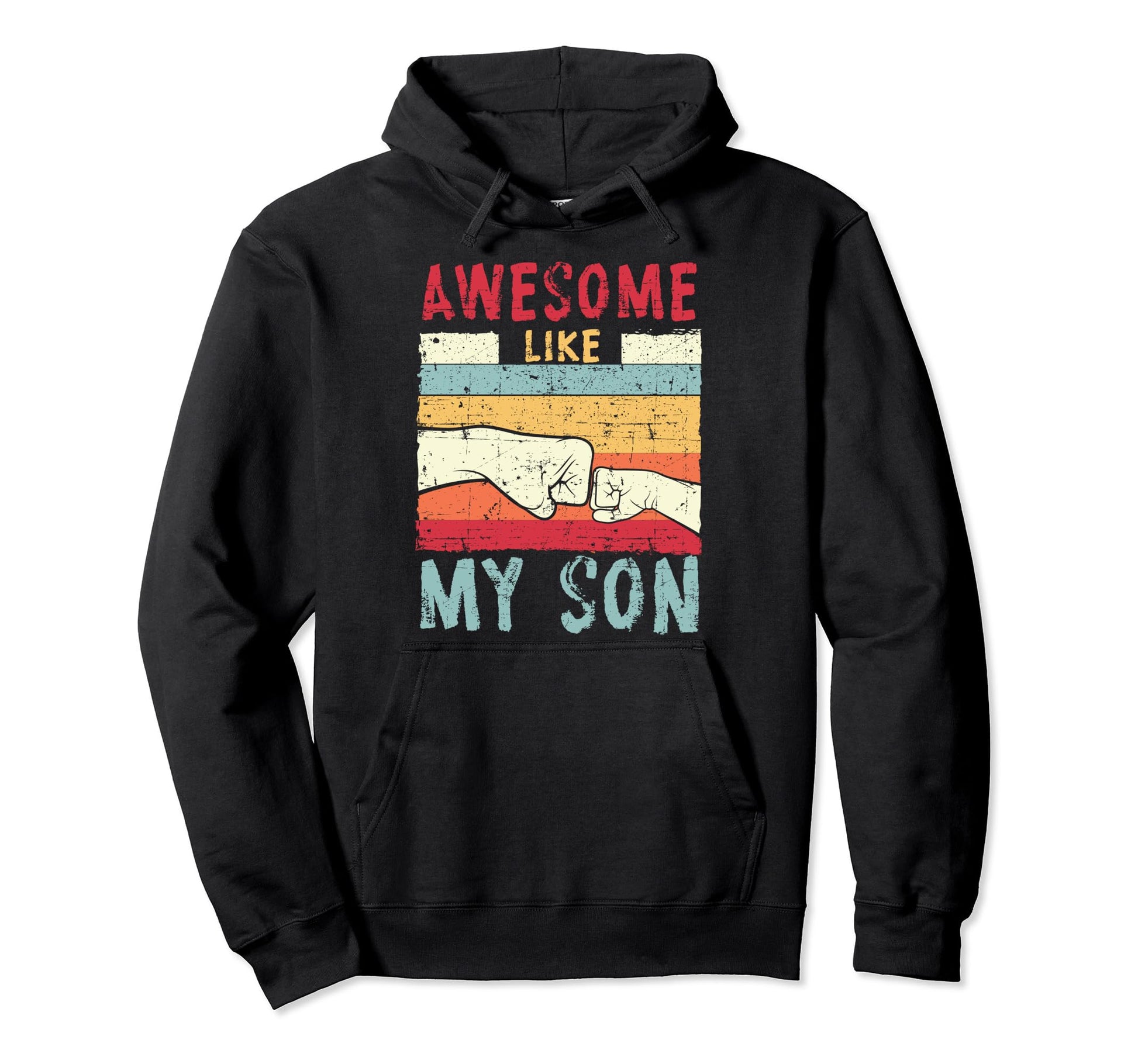 Awesome Like My Son Fathers Day Hoodie - Casual Everyday Wear for Adults - T-Shirt, Sweatshirt, Hoodie