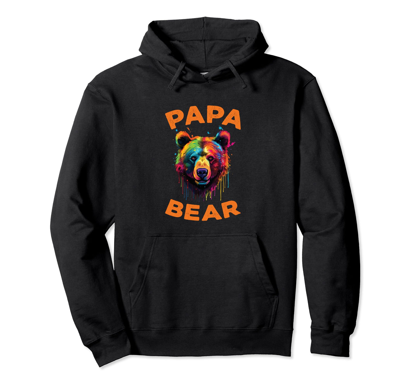 Funny Dad Fathers Day Papa Bear Hoodie - Graphic Print Unisex - T-Shirt, Sweatshirt, Hoodie