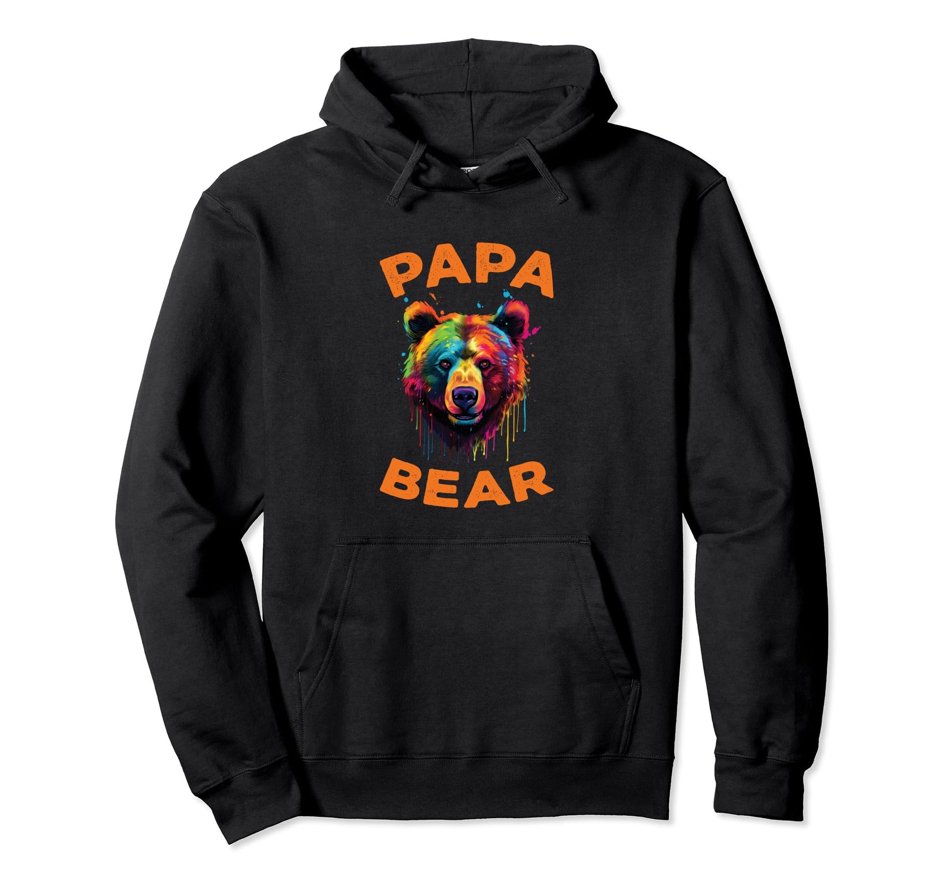 Funny Dad Fathers Day Papa Bear Hoodie - Graphic Print Unisex - T-Shirt, Sweatshirt, Hoodie