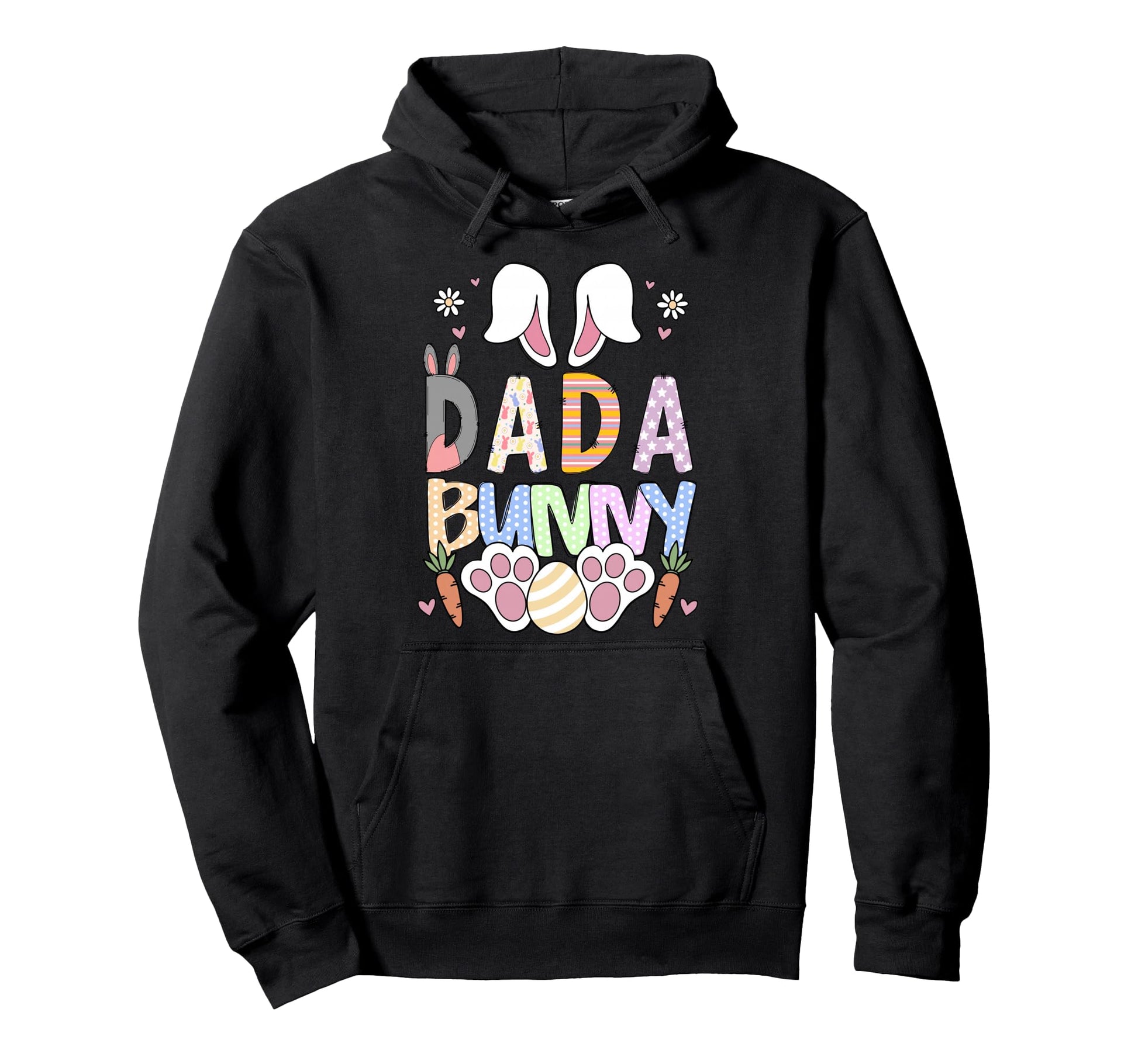 Dada Bunny Ears Easter Family Matching Hoodie - Trendy Graphic Men Women - T-Shirt, Sweatshirt, Hoodie