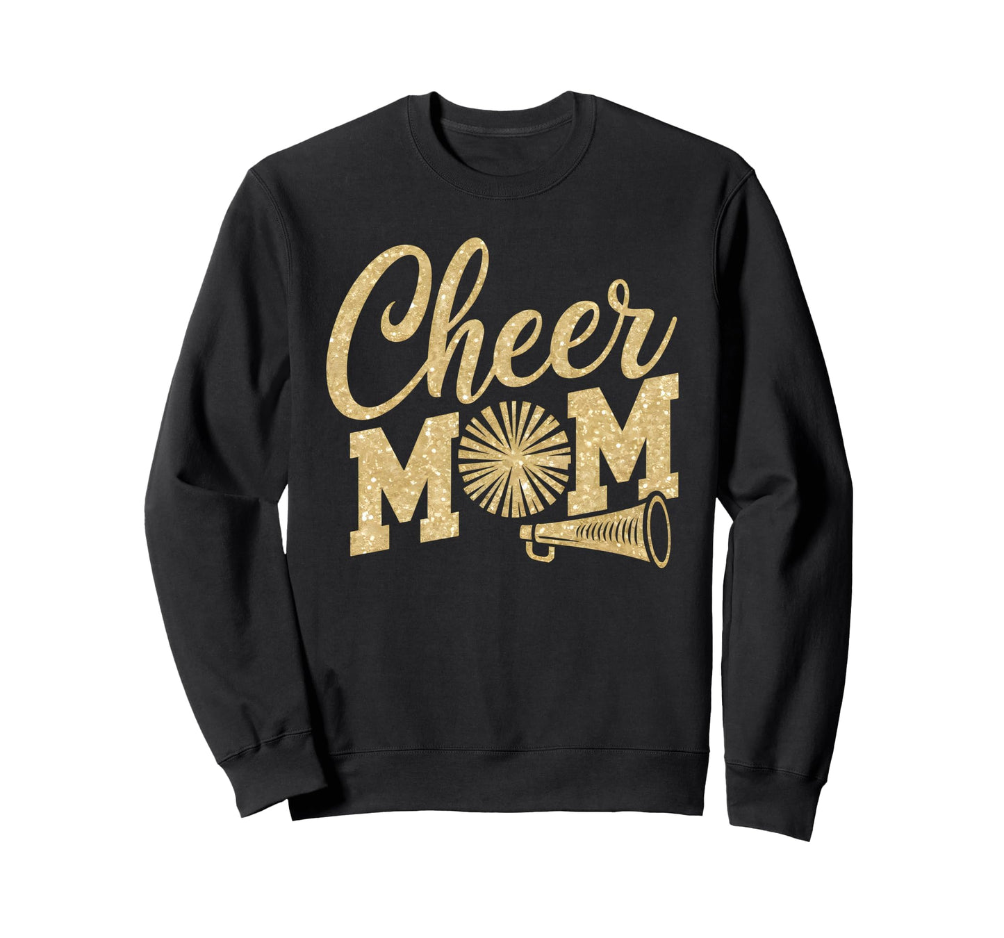 Cheer Mom Biggest Fan Cheerleader Sweatshirt - Novelty Apparel for Adults - T-Shirt, Sweatshirt, Hoodie