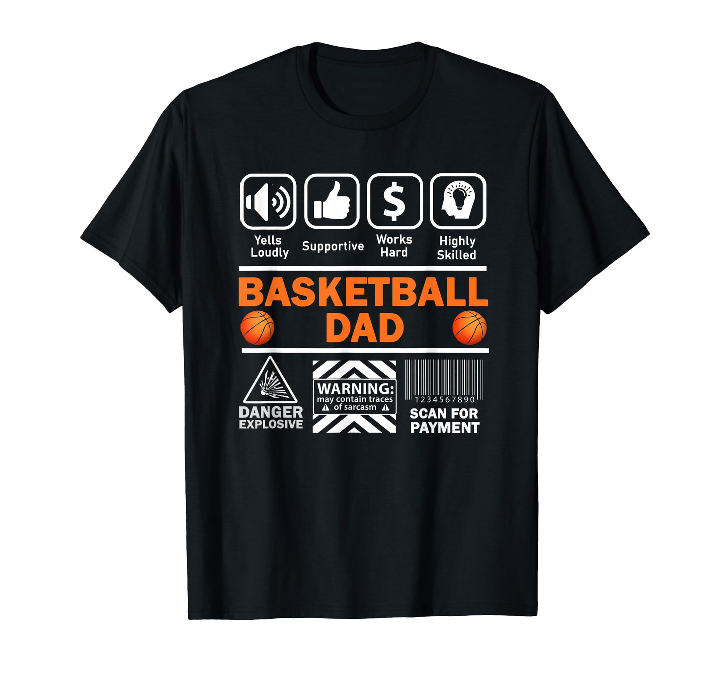 Basketball Dad Funny Contents Sports T-Shirt - Trendy Graphic Men Women - T-Shirt, Sweatshirt, Hoodie