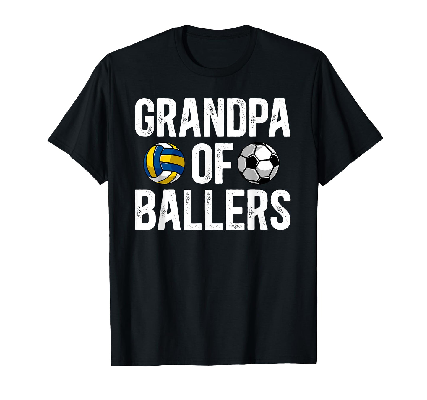 Grandpa Ballers Proud Volleyball T-Shirt - Novelty Apparel Men Women - T-Shirt, Sweatshirt, Hoodie