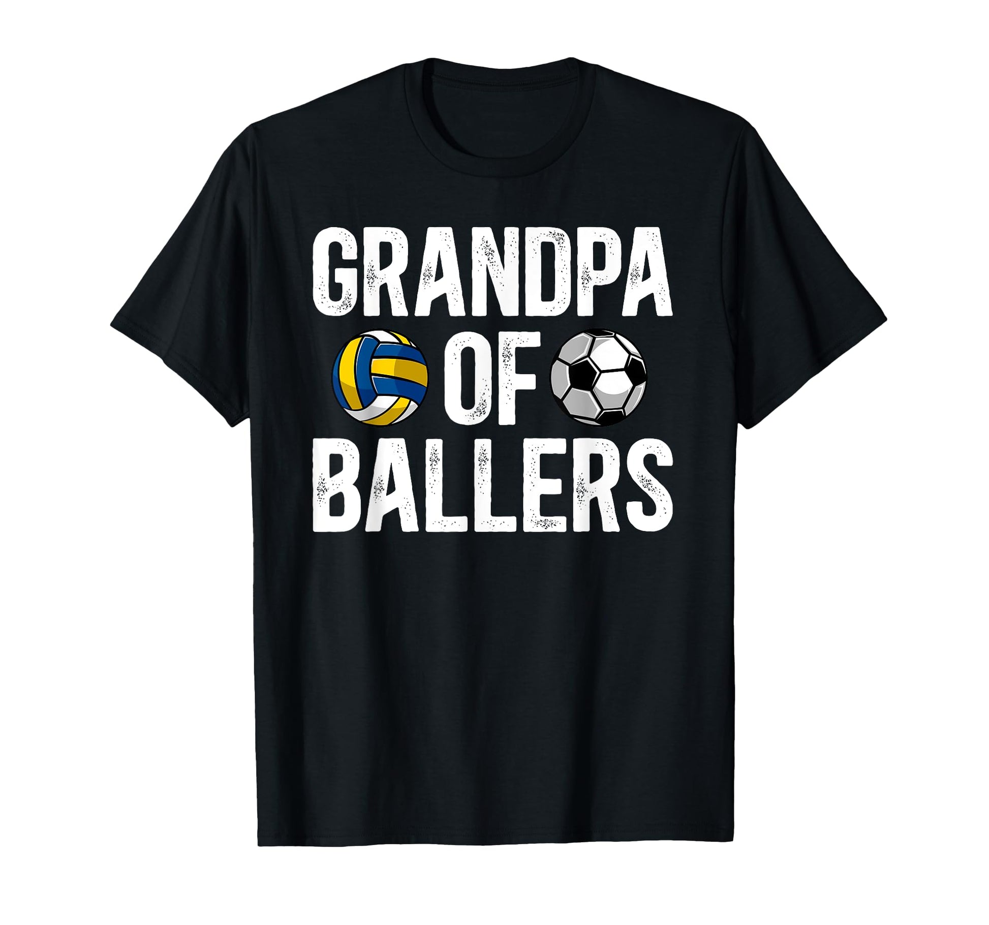 Grandpa Ballers Proud Volleyball T-Shirt - Novelty Apparel Men Women - T-Shirt, Sweatshirt, Hoodie