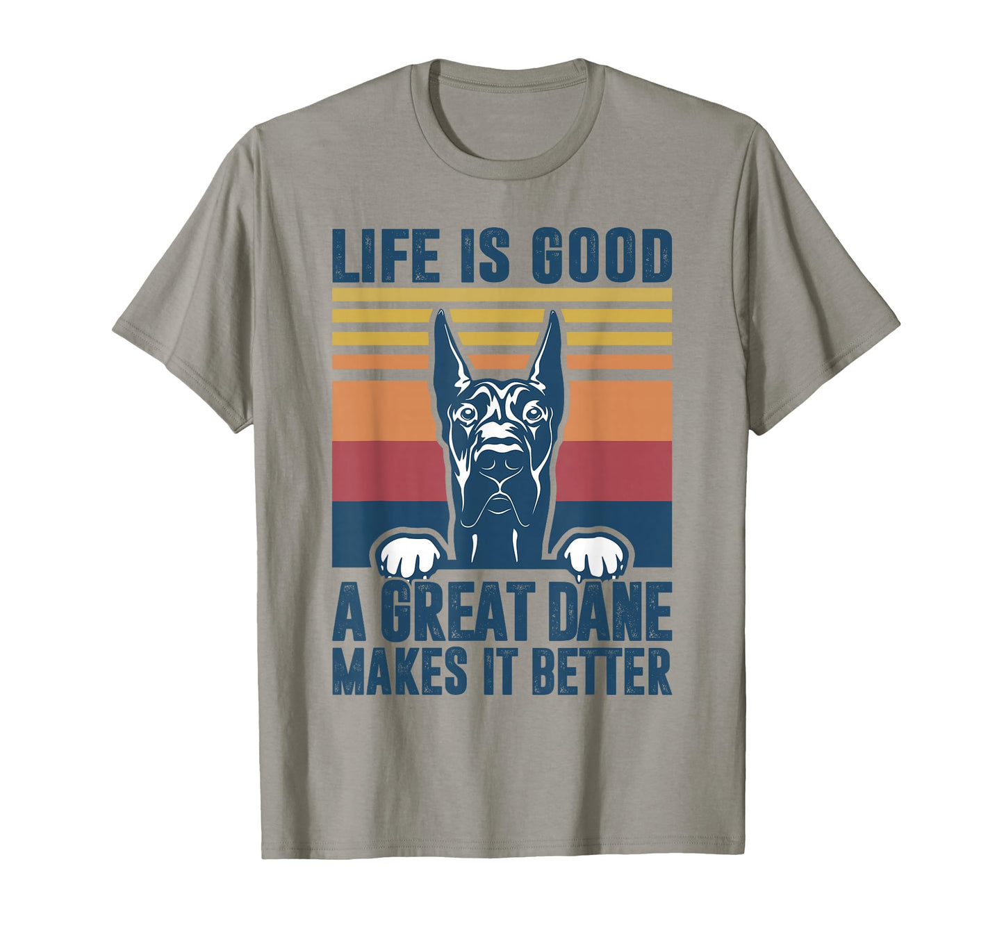 Great Dane Gifts Great Dane Dog Dad T-Shirt - Minimalist Print Men Women - T-Shirt, Sweatshirt, Hoodie