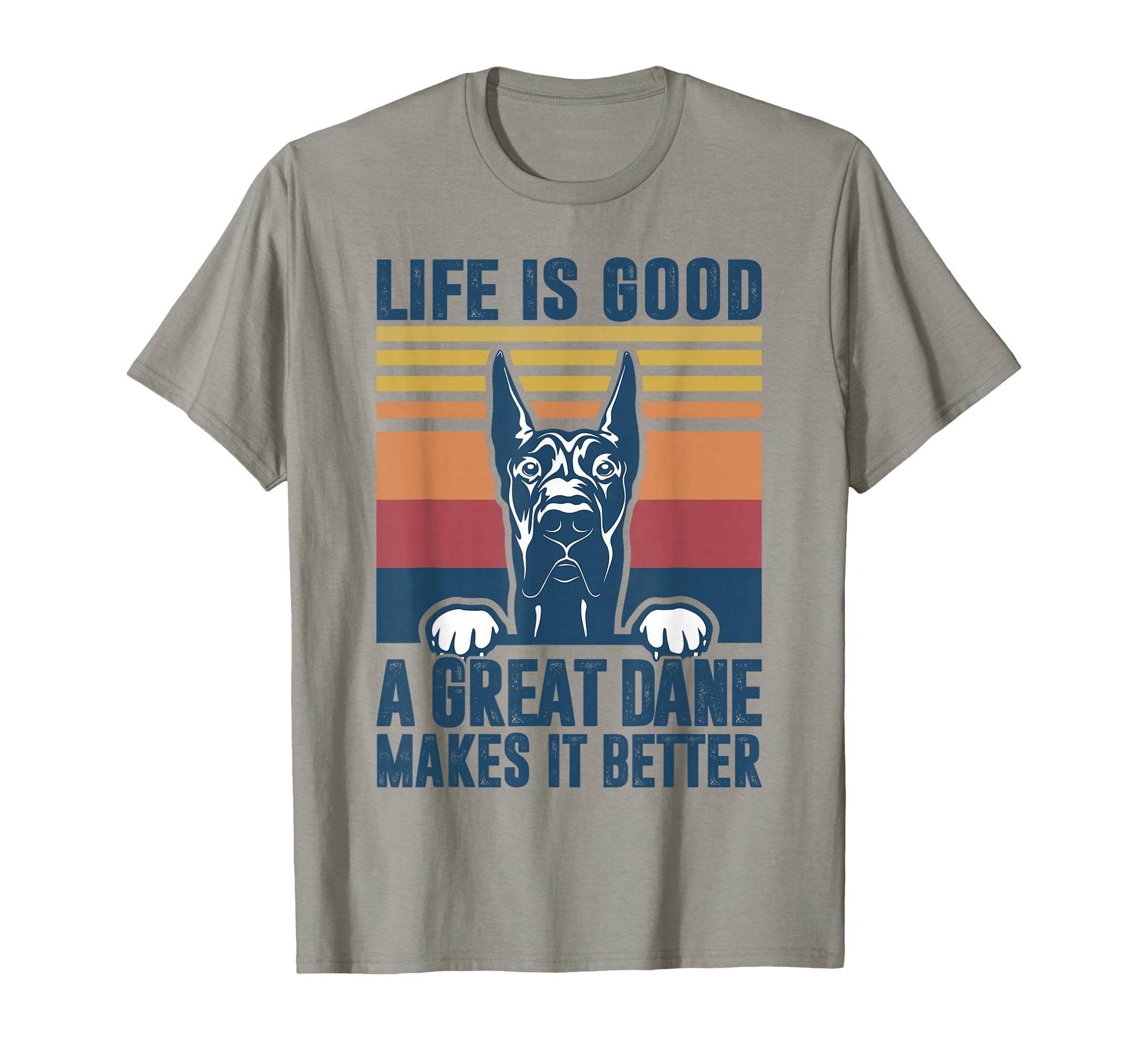 Great Dane Gifts Great Dane Dog Dad T-Shirt - Minimalist Print Men Women - T-Shirt, Sweatshirt, Hoodie