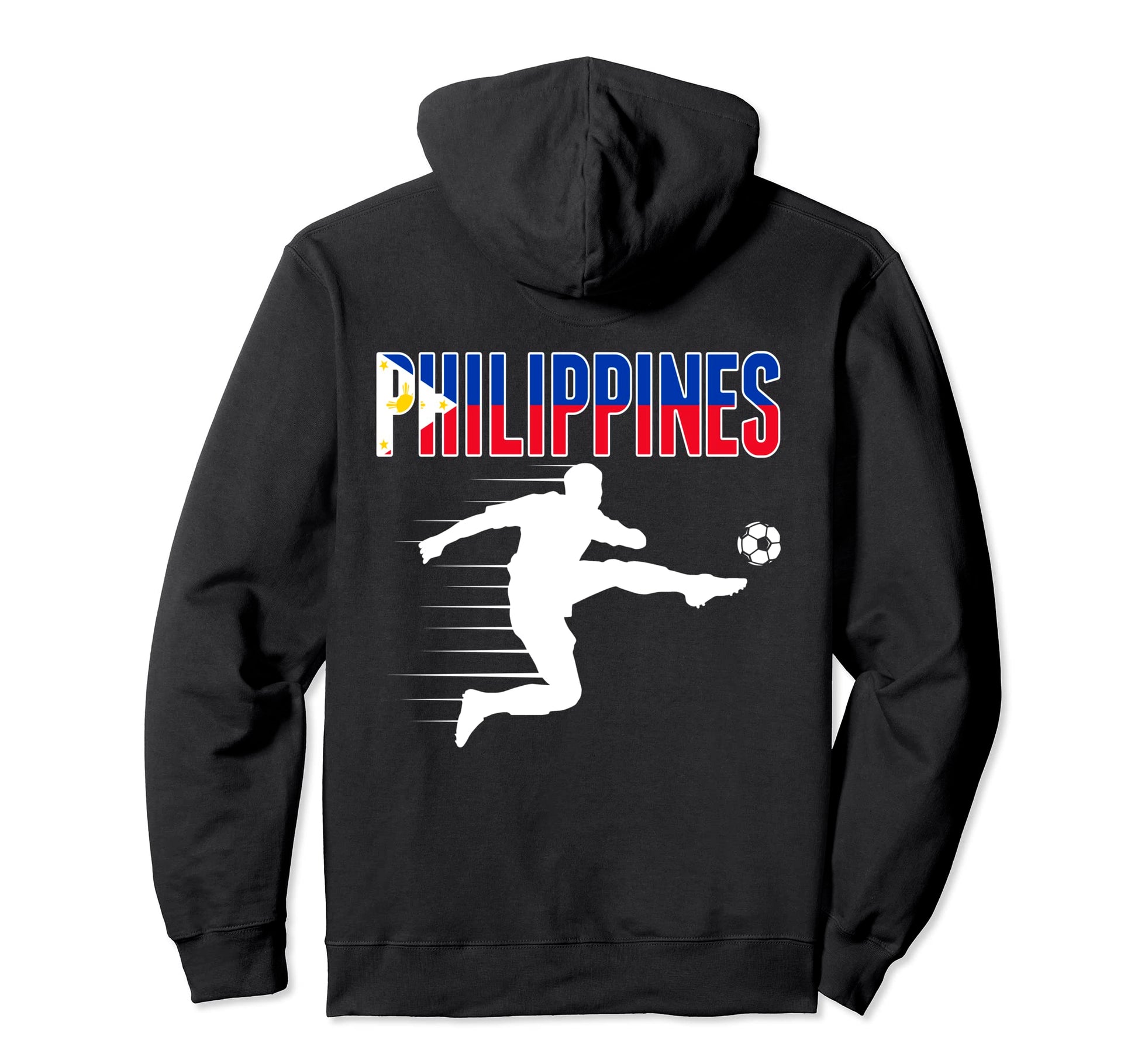 Philippines Soccer Fans Jersey Philippine Hoodie - Graphic Print Unisex - T-Shirt, Sweatshirt, Hoodie
