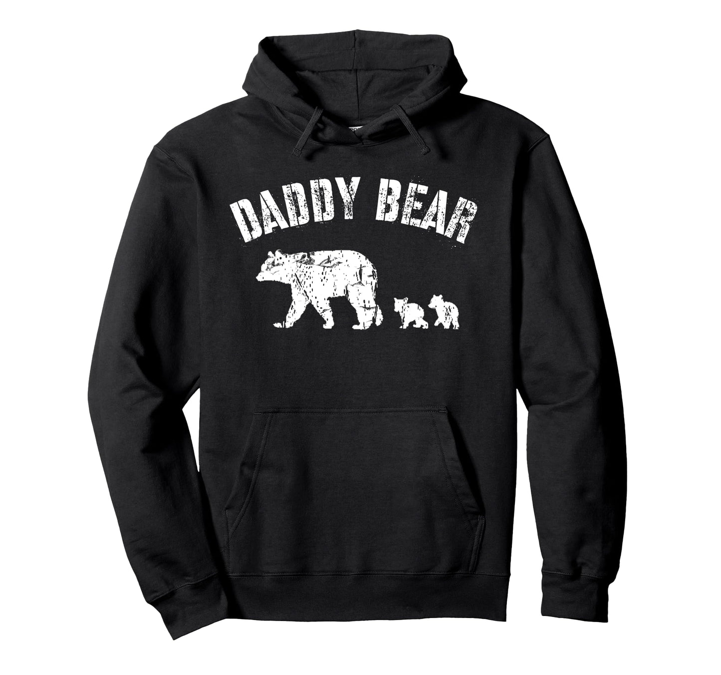 Daddy Bear 2 Two Cubs Dad Father Hoodie - Casual Everyday Wear Men Women - T-Shirt, Sweatshirt, Hoodie