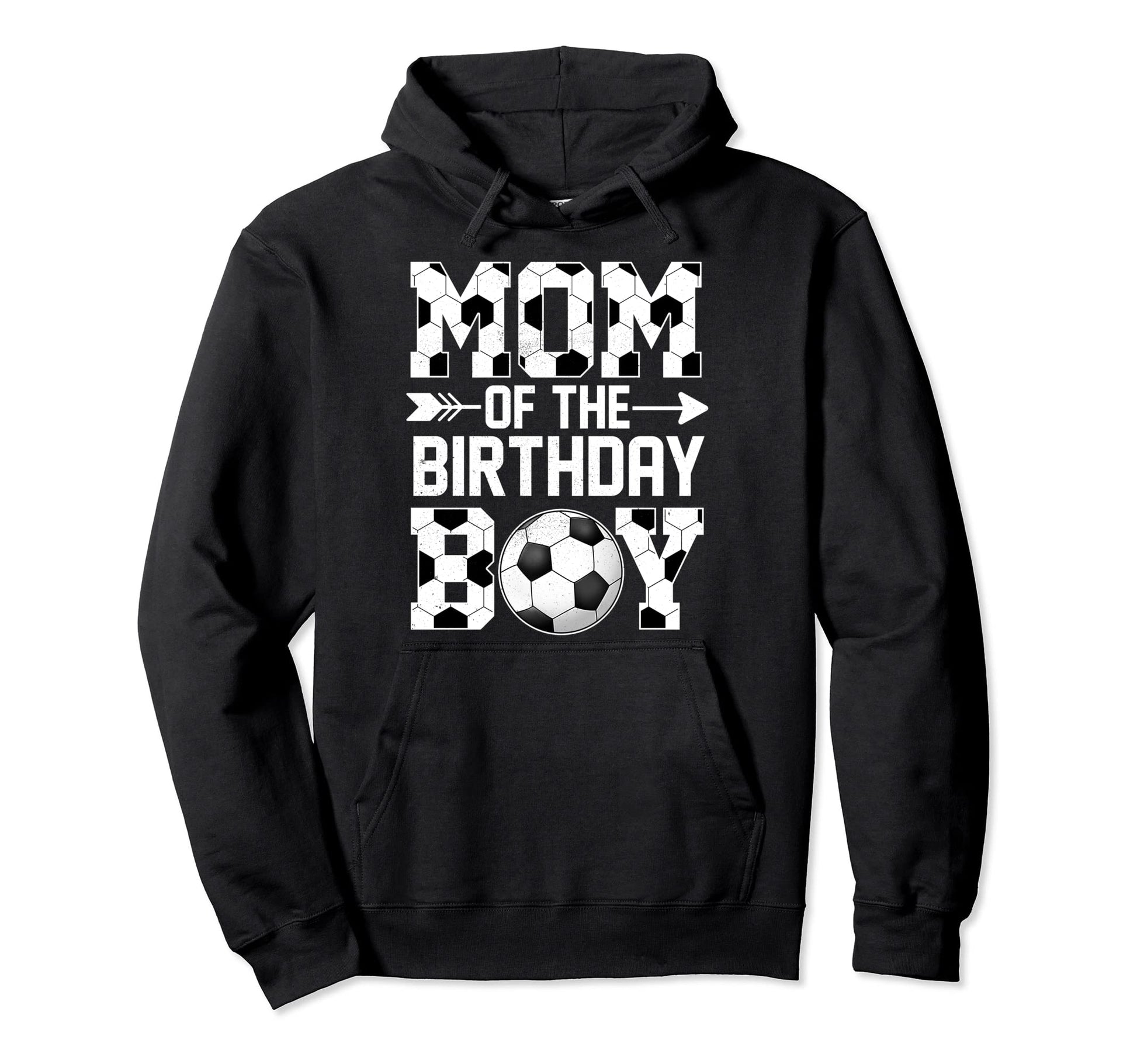 Mom Birthday Soccer Mother Mama Ball Hoodie - Fun Novelty Design Men Women - T-Shirt, Sweatshirt, Hoodie