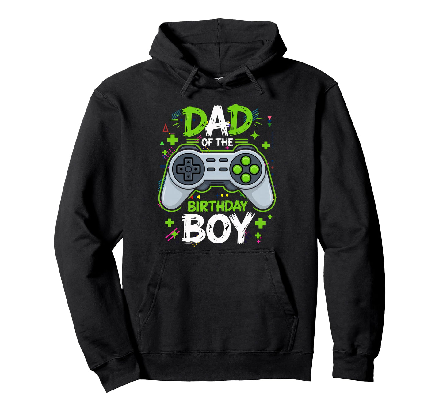 Dad Birthday Video Game Hoodie - Graphic Print for Adults - T-Shirt, Sweatshirt, Hoodie