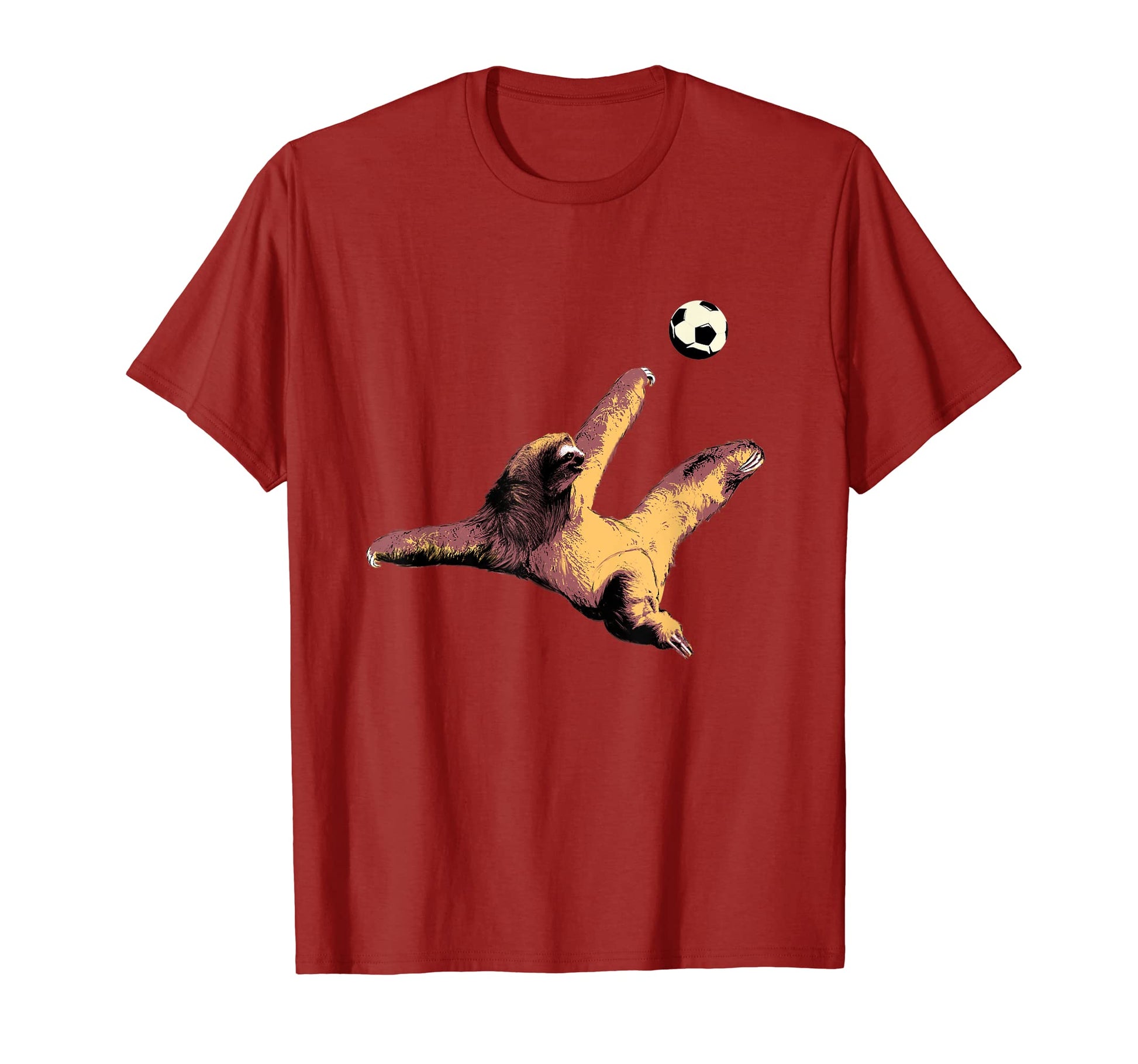 Sloth Playing Soccer Gift Soccer T-Shirt - Unique Graphic for Adults - T-Shirt, Sweatshirt, Hoodie