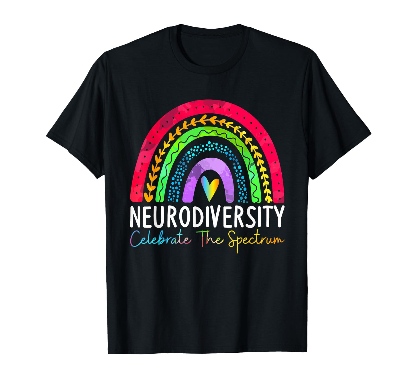 Neurodiversity Autism Spectrum Asd Adhd T-Shirt - Trendy Graphic Men Women - T-Shirt, Sweatshirt, Hoodie