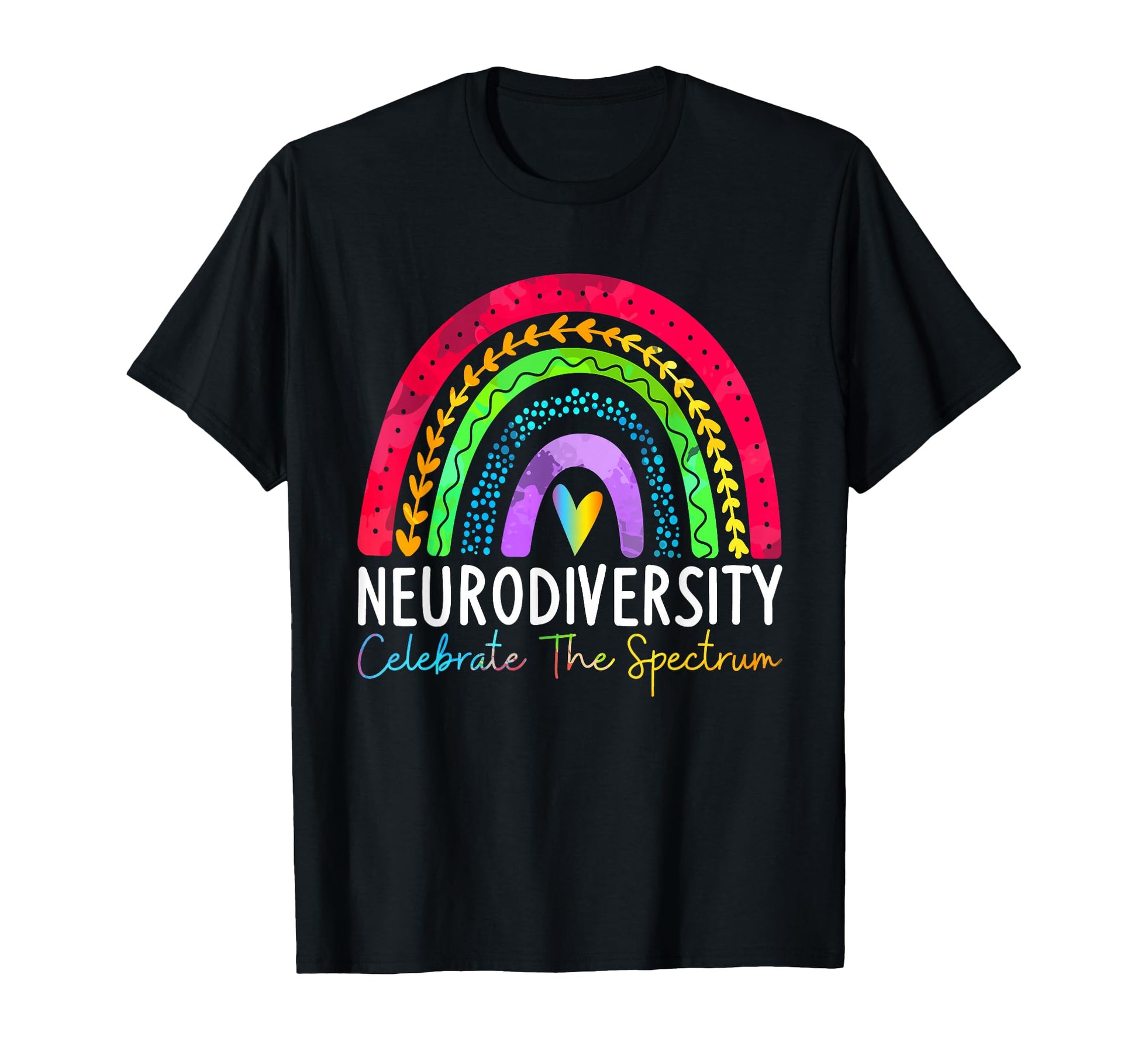 Neurodiversity Autism Spectrum Asd Adhd T-Shirt - Trendy Graphic Men Women - T-Shirt, Sweatshirt, Hoodie
