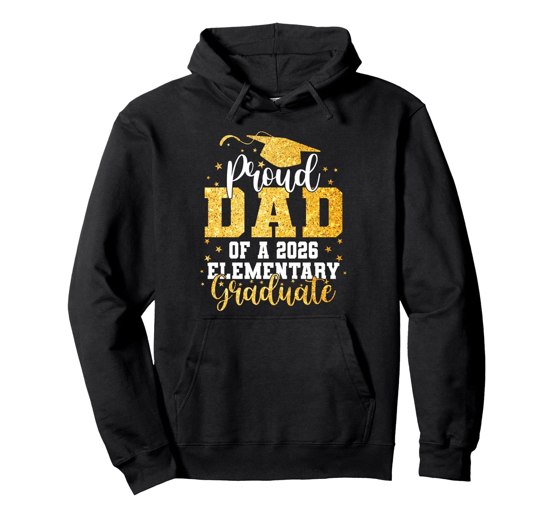 Proud Dad Class 2026 Elementary Graduate Hoodie - Unique Graphic Men Women - T-Shirt, Sweatshirt, Hoodie
