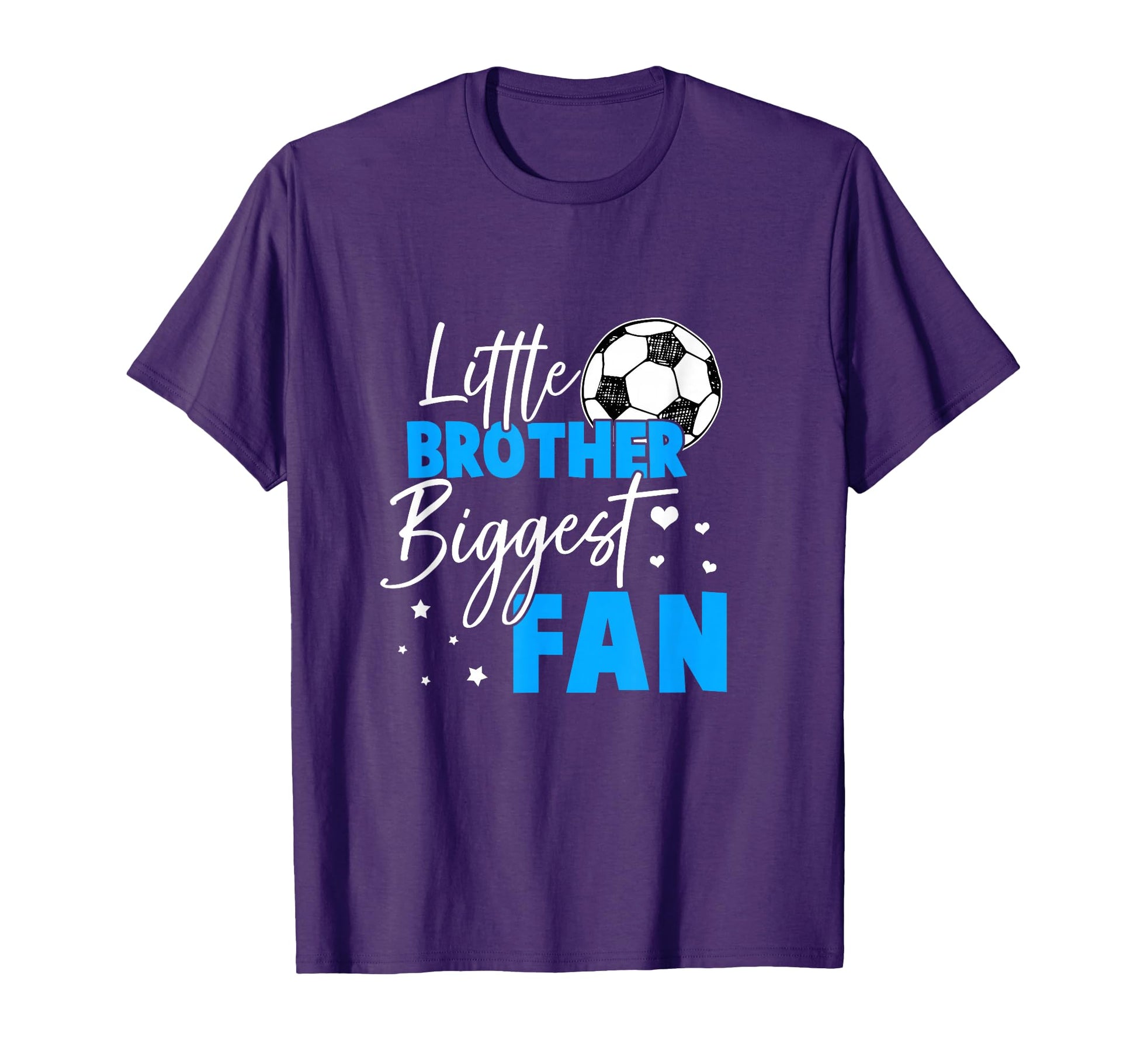 Soccer Little Brother Biggest Fan T-Shirt - Casual Everyday Wear Unisex - T-Shirt, Sweatshirt, Hoodie
