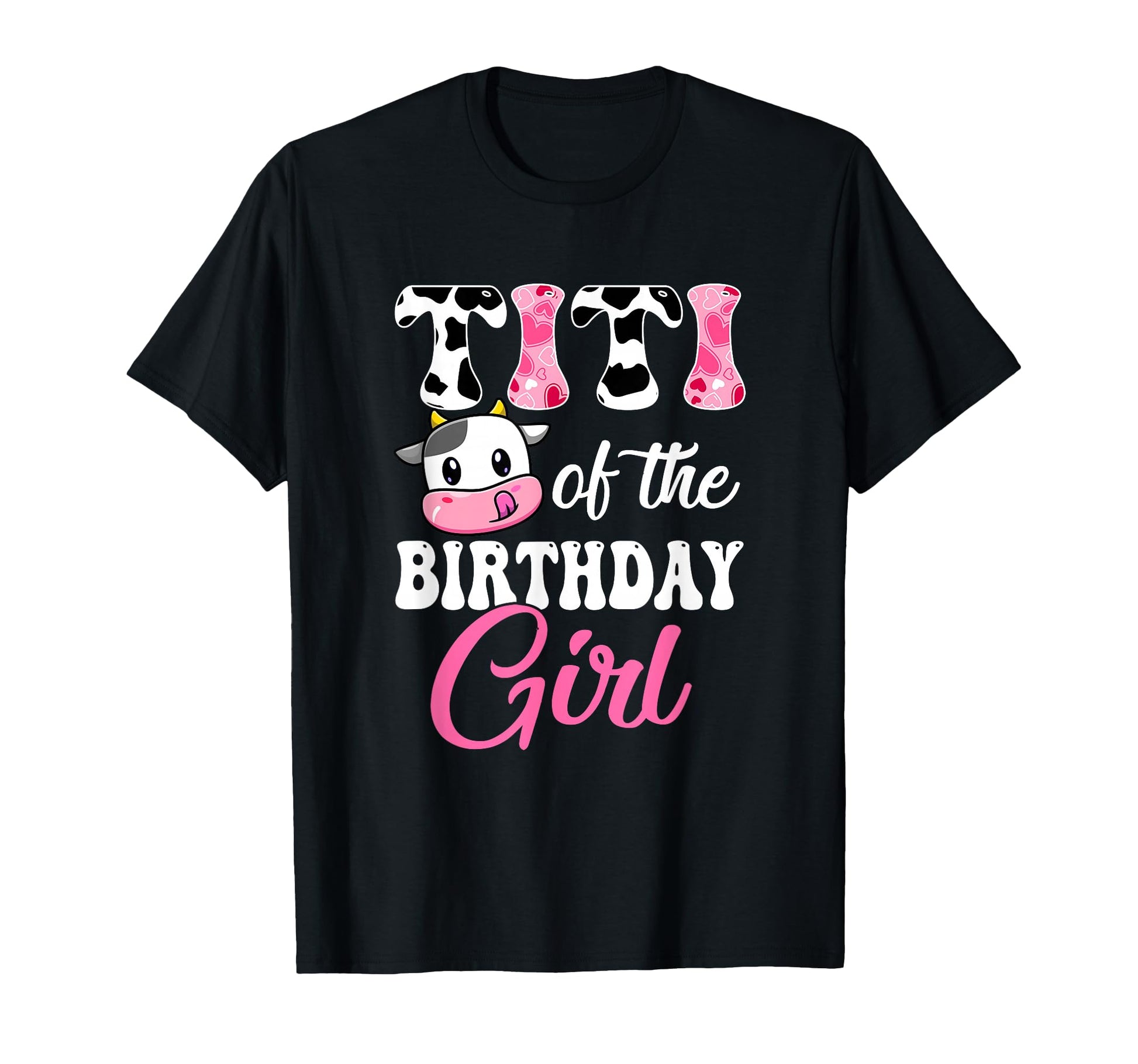 Titi Birthday Farm Cow 1St Birthday T-Shirt - Novelty Apparel Men Women - T-Shirt, Sweatshirt, Hoodie