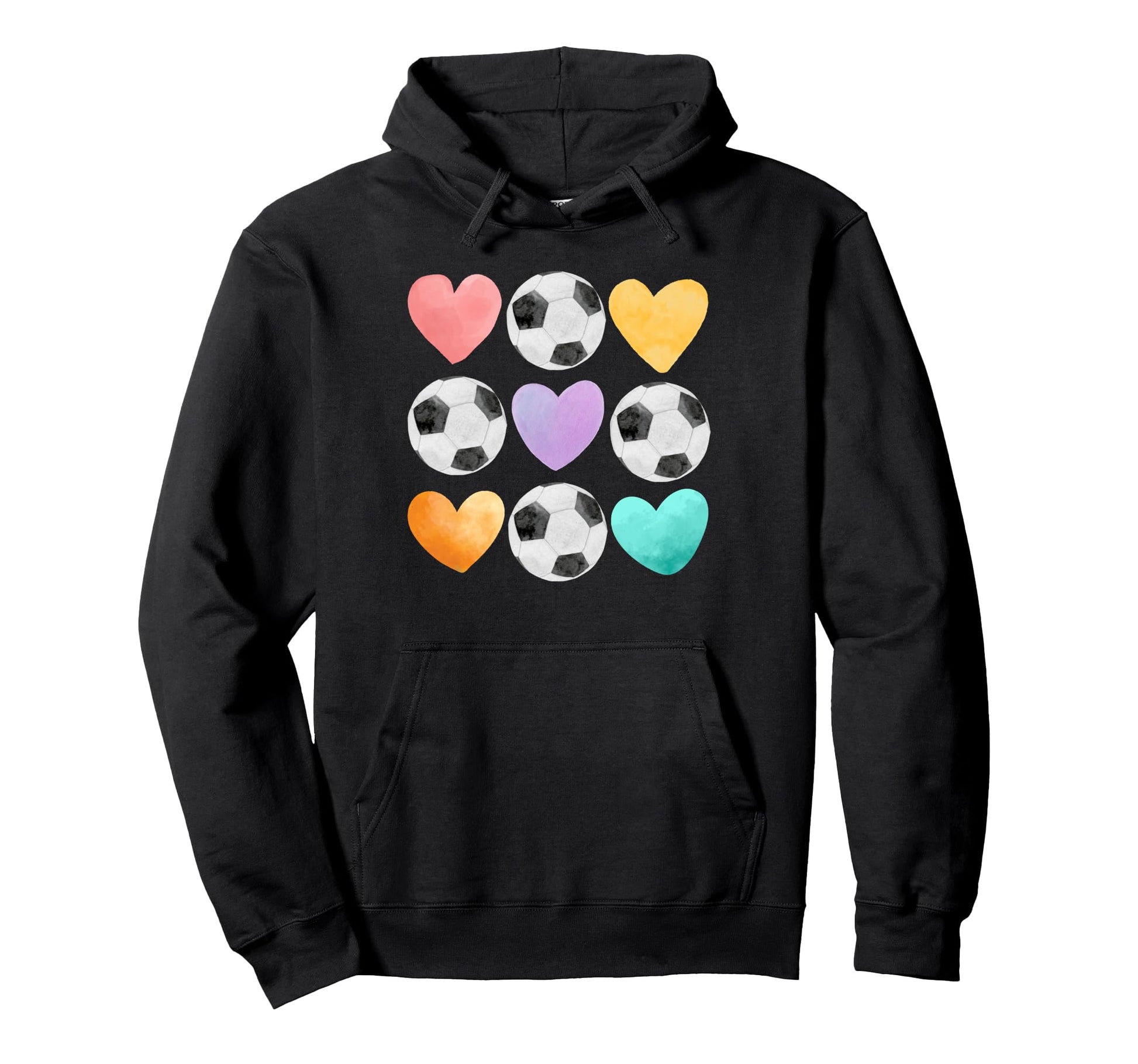 Soccer Lover Mom Sister Coquette Hoodie - Fun Novelty Design for Adults - T-Shirt, Sweatshirt, Hoodie