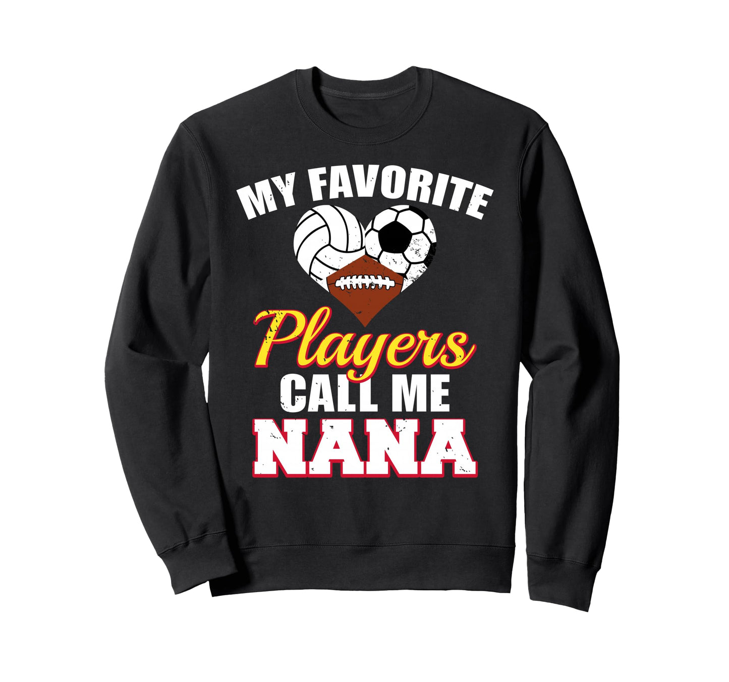 My Favorite Players Volleyball Sweatshirt - Streetwear Style for Adults - T-Shirt, Sweatshirt, Hoodie